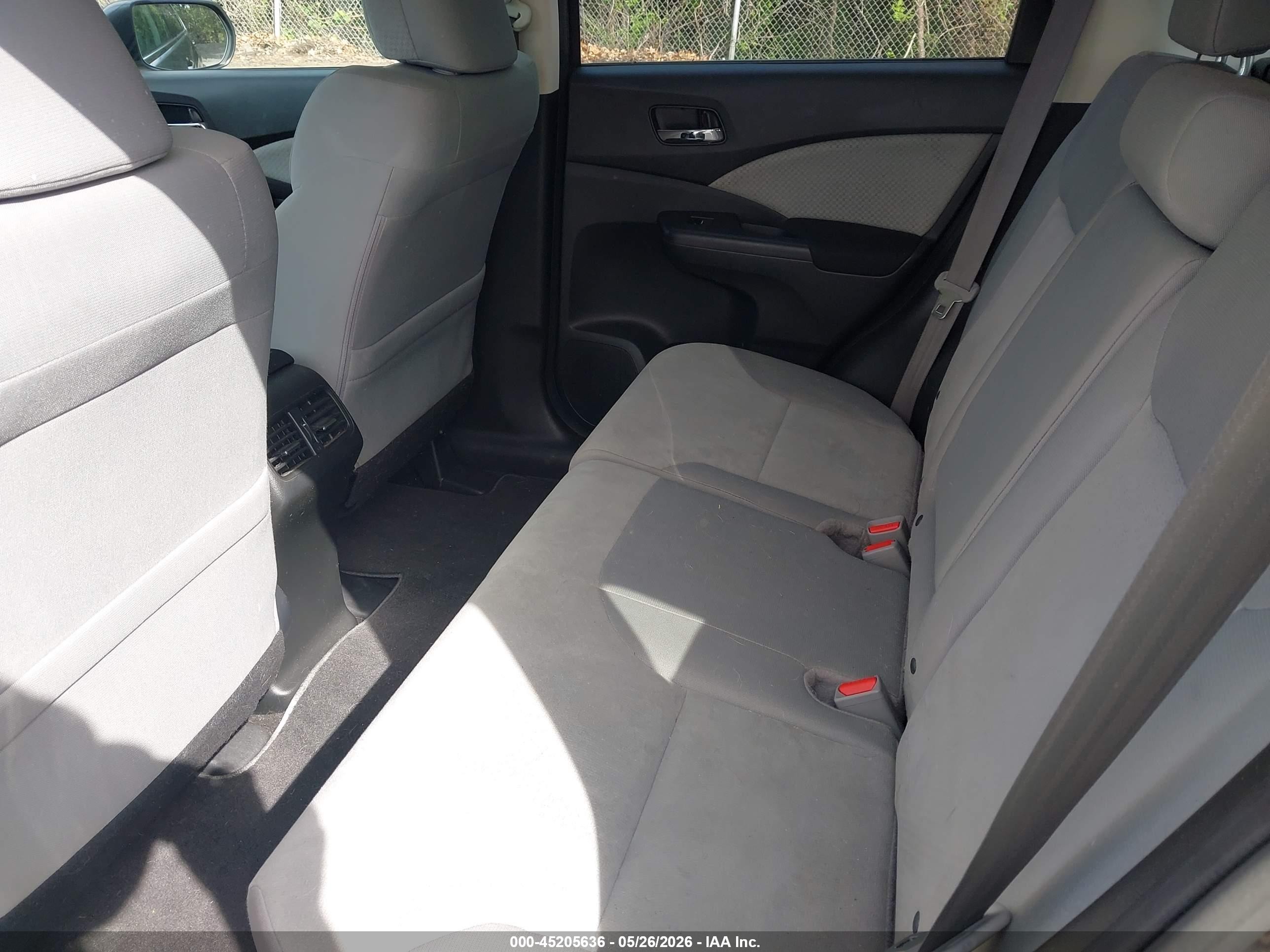 2015 Honda Cr-v Ex Gray vin: 5J6RM4H50FL108347