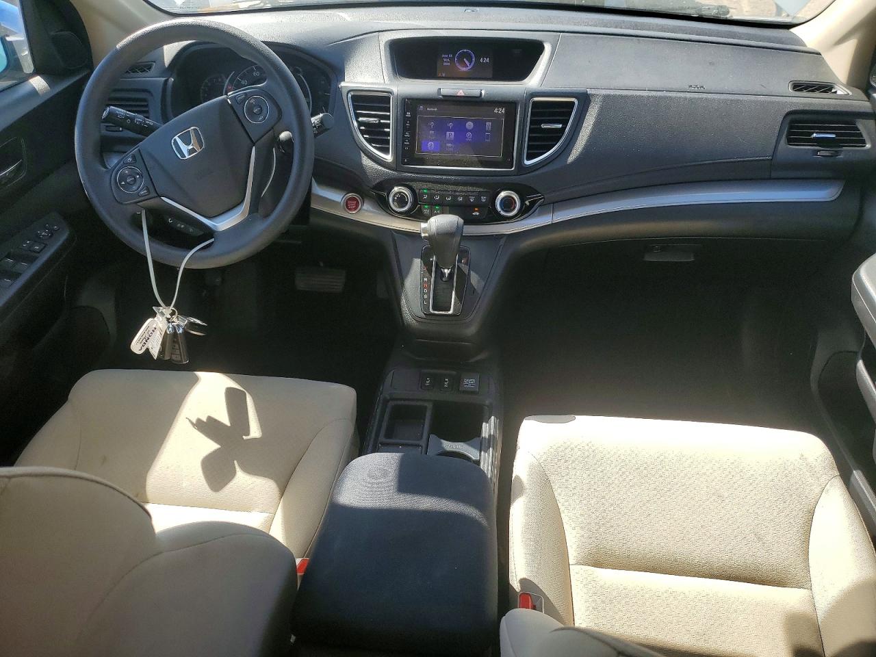 2015 Honda Cr-v Ex White vin: 5J6RM4H50FL131420
