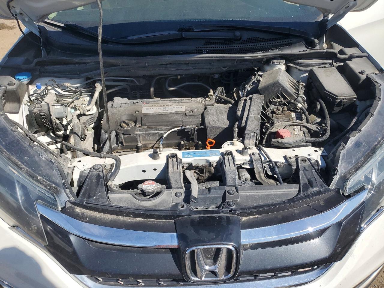 2015 Honda Cr-v Ex White vin: 5J6RM4H50FL131420