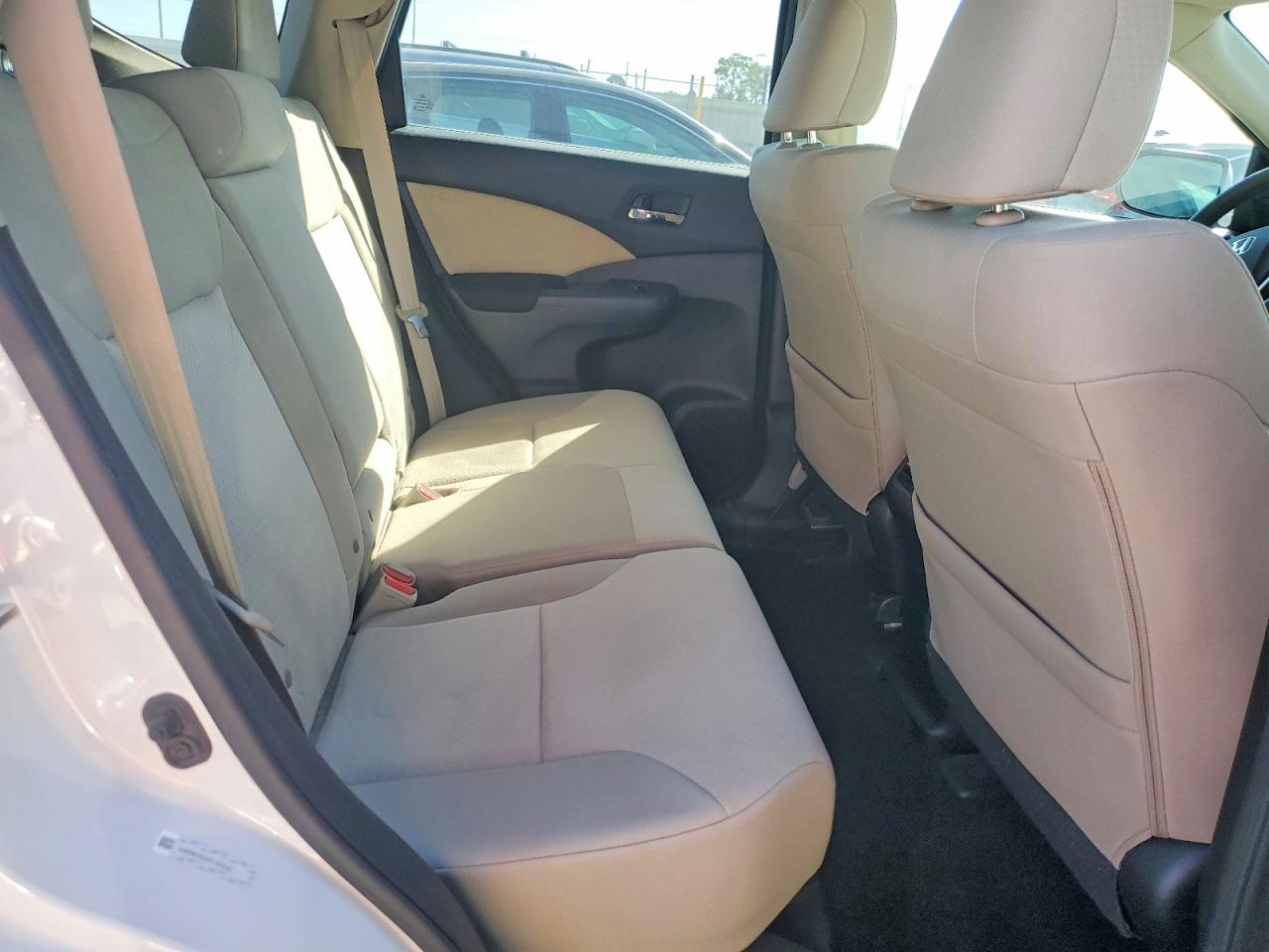 2015 Honda Cr-v Ex White vin: 5J6RM4H50FL131420