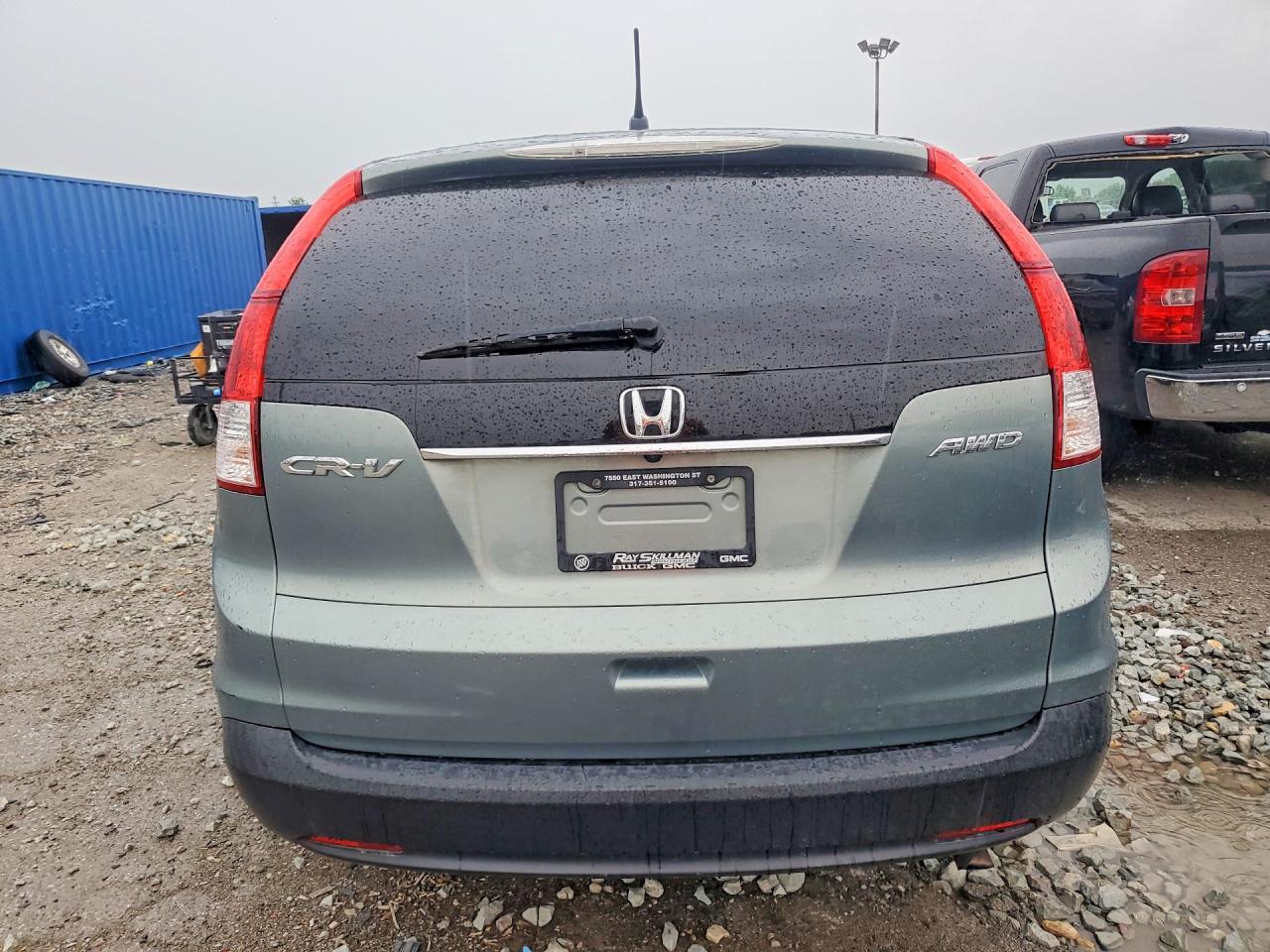 2012 Honda Cr-v Ex Blue vin: 5J6RM4H51CL003280