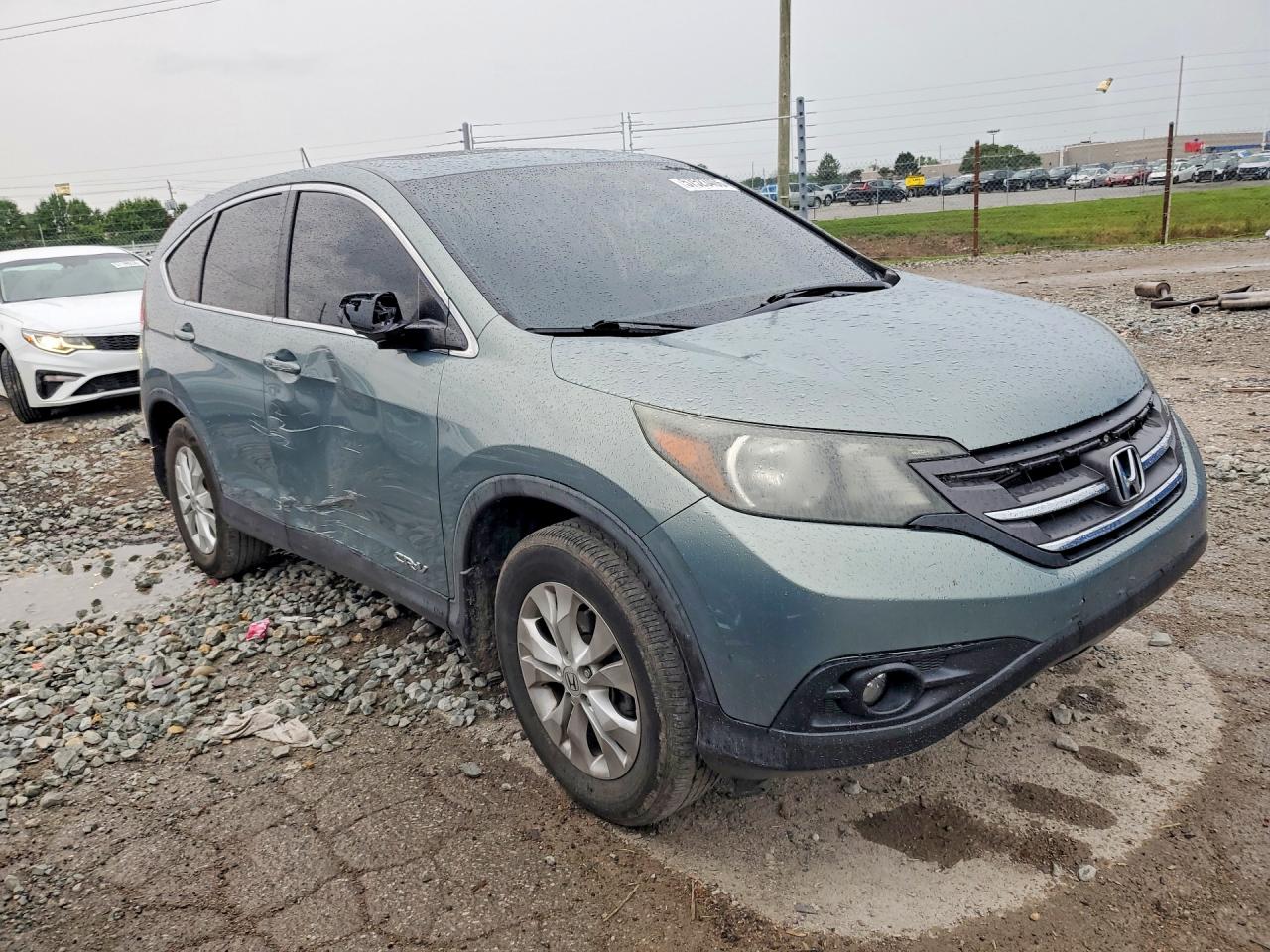 2012 Honda Cr-v Ex Blue vin: 5J6RM4H51CL003280