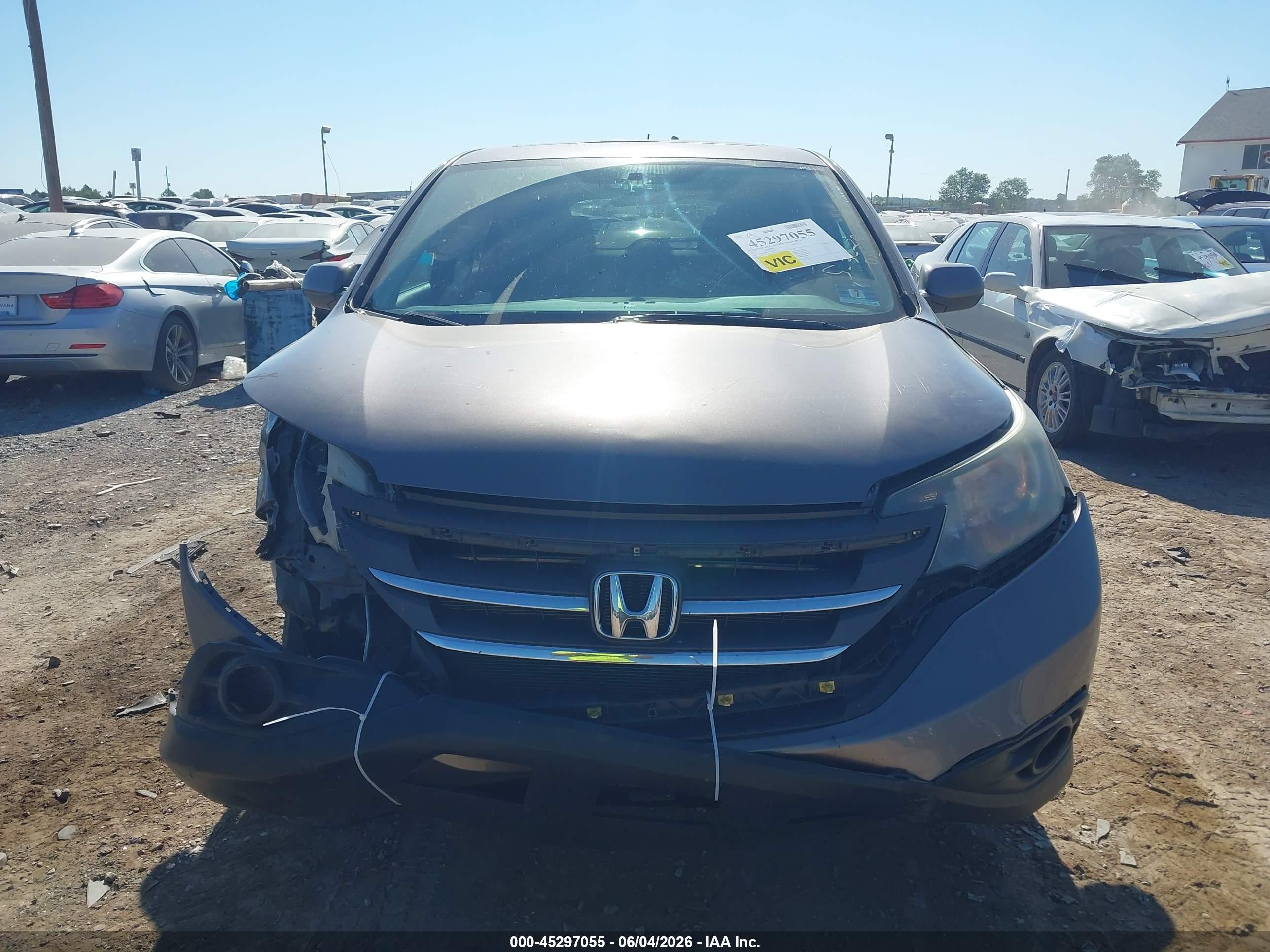 2012 Honda Cr-v Ex Gray vin: 5J6RM4H51CL008480