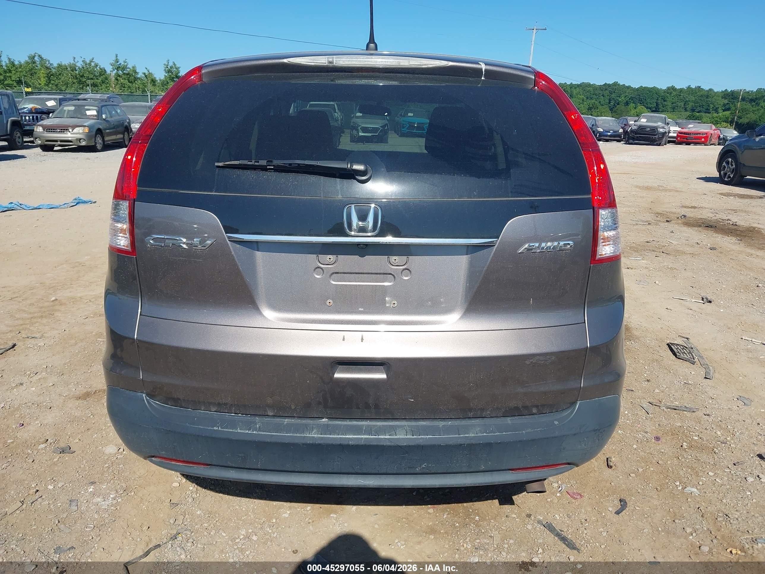 2012 Honda Cr-v Ex Gray vin: 5J6RM4H51CL008480