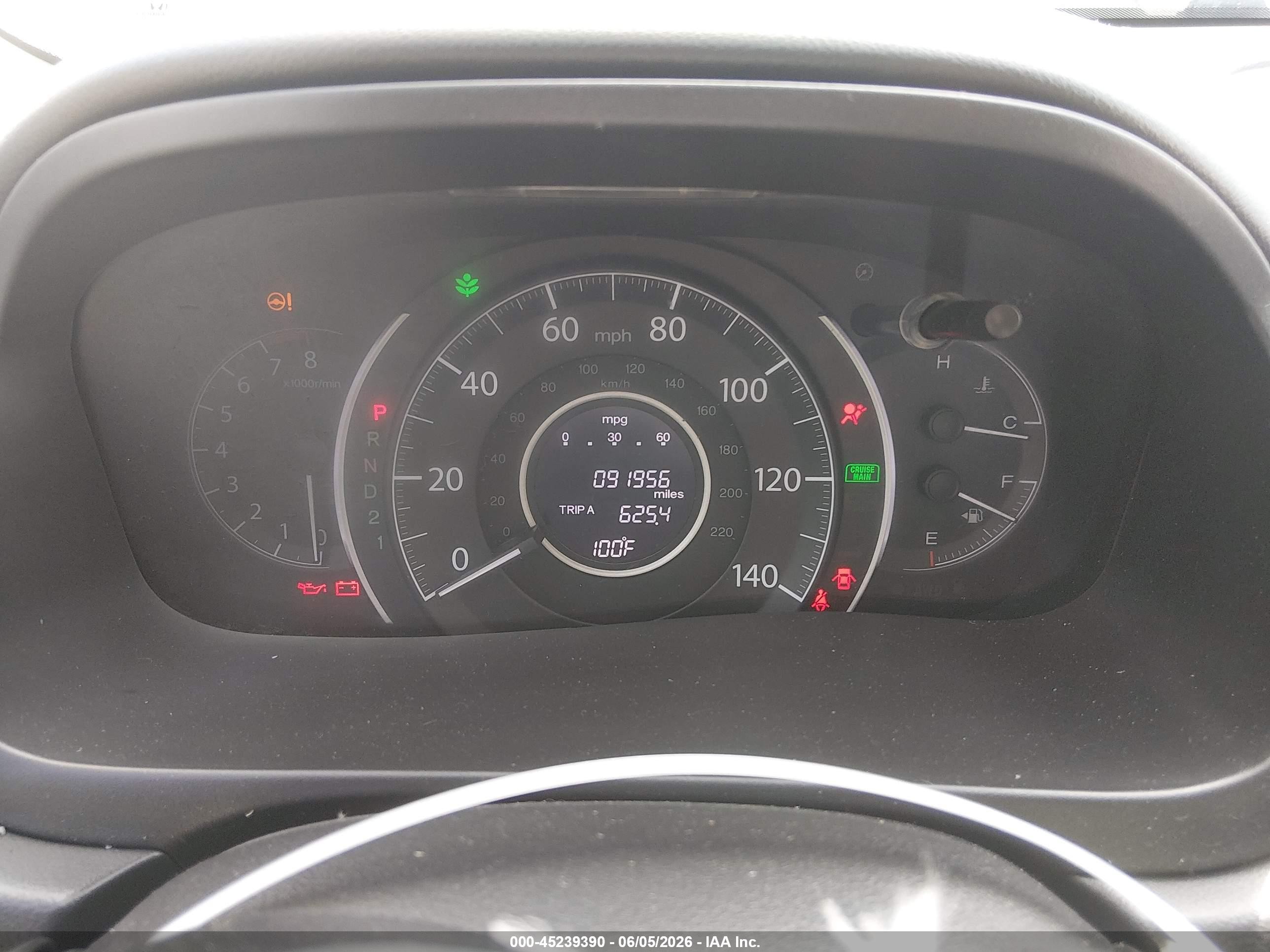 2012 Honda Cr-v Ex Red vin: 5J6RM4H51CL029684