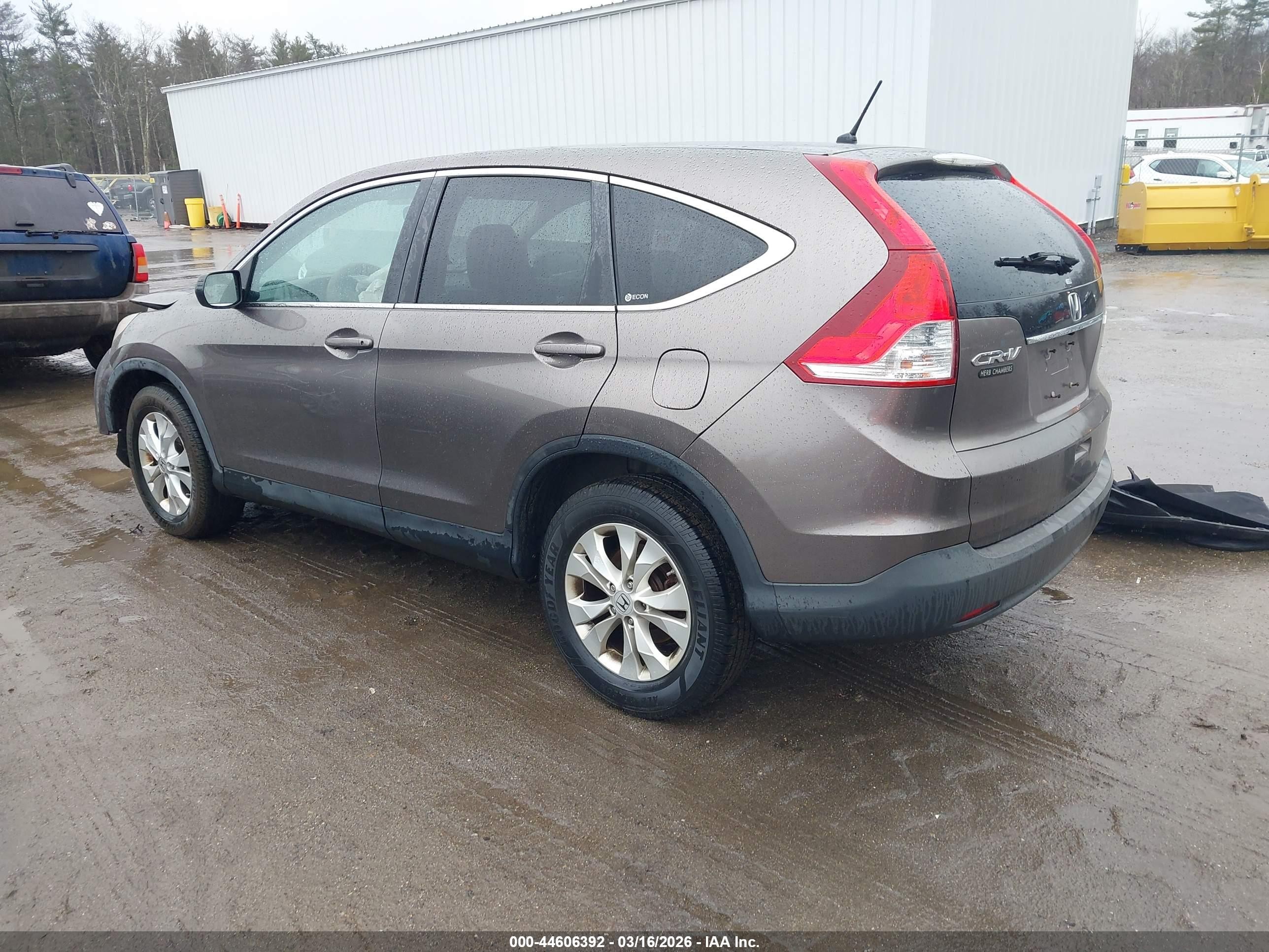 2012 Honda Cr-v Ex Коричневый vin: 5J6RM4H51CL054231