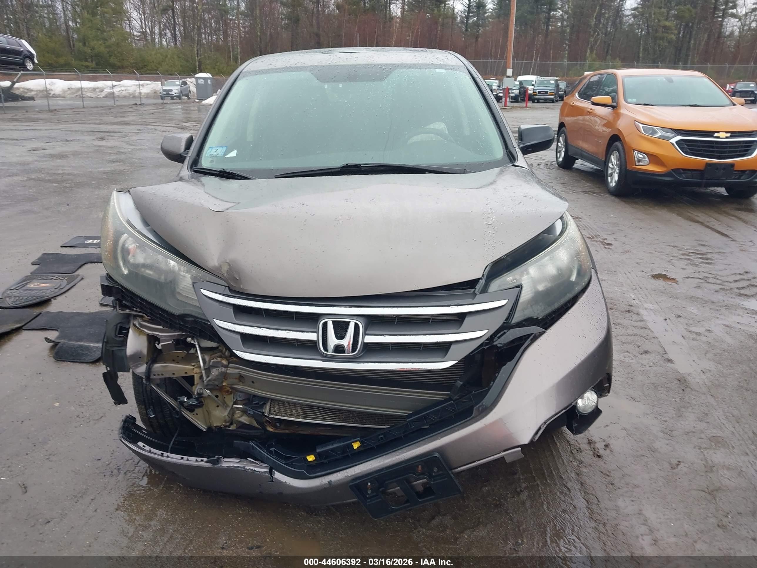 2012 Honda Cr-v Ex Коричневый vin: 5J6RM4H51CL054231