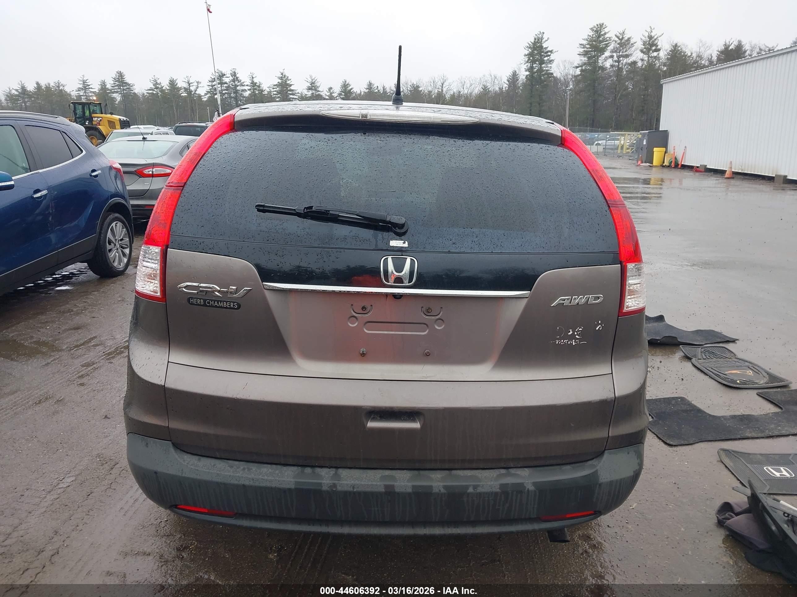 2012 Honda Cr-v Ex Коричневый vin: 5J6RM4H51CL054231