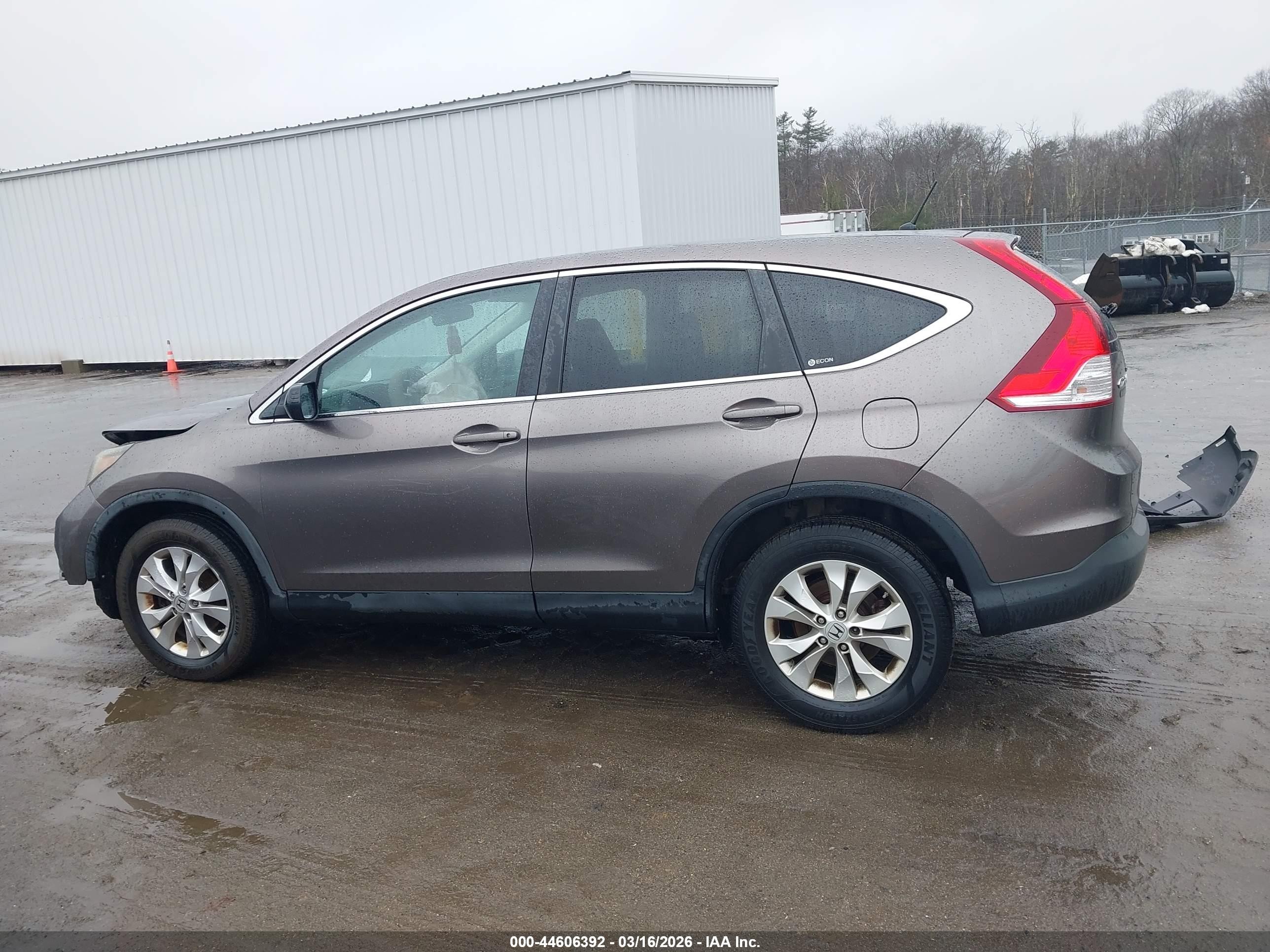 2012 Honda Cr-v Ex Коричневый vin: 5J6RM4H51CL054231