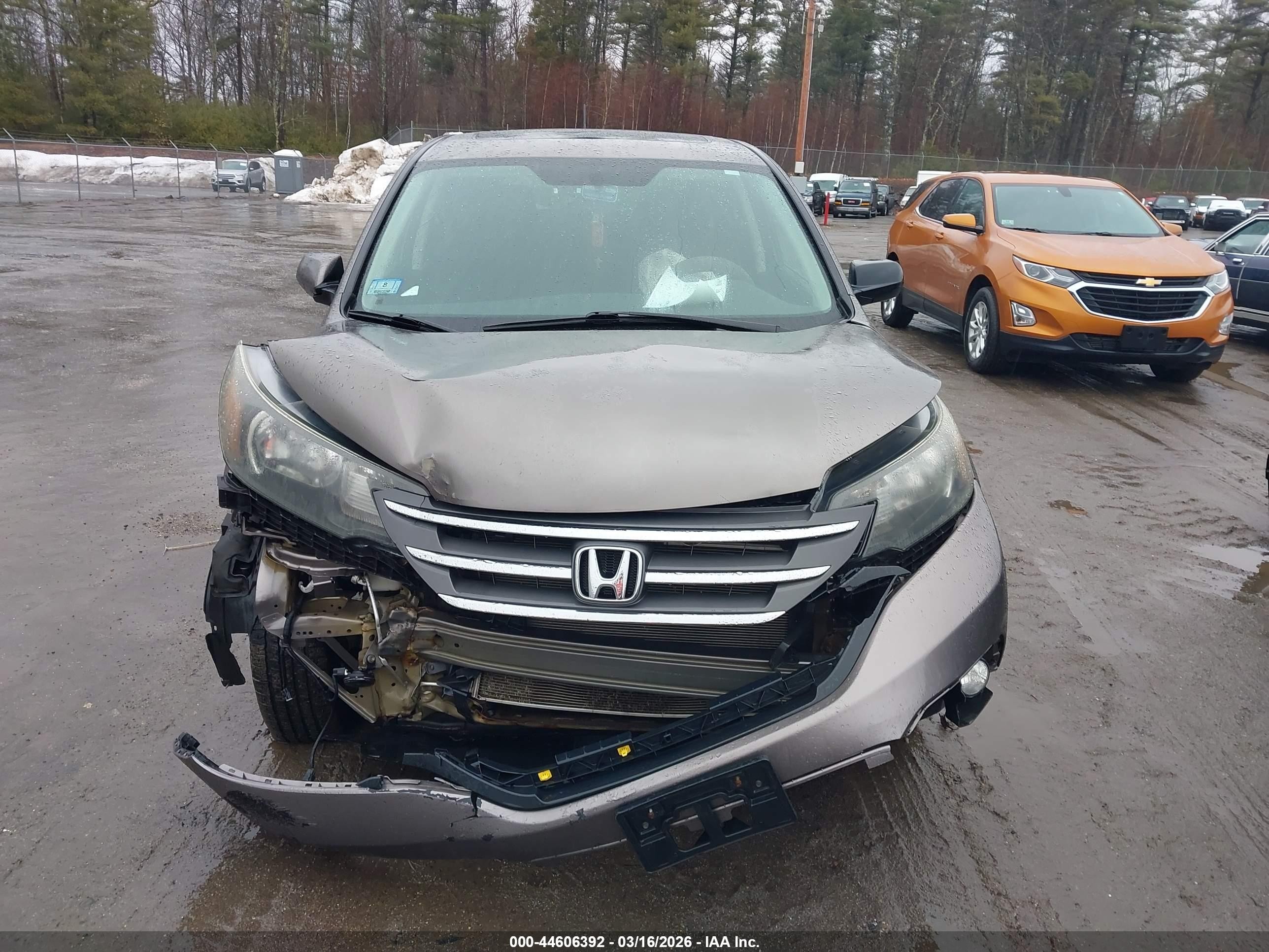 2012 Honda Cr-v Ex Коричневый vin: 5J6RM4H51CL054231