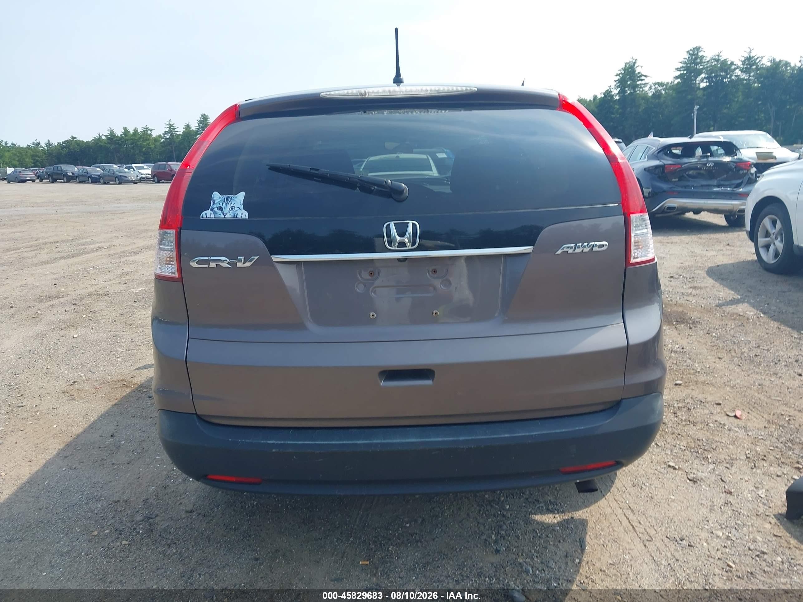 2012 Honda Cr-v Ex Gray vin: 5J6RM4H51CL063544