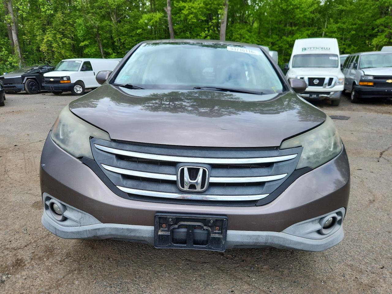 2012 Honda Cr-v Ex Brown vin: 5J6RM4H51CL081350