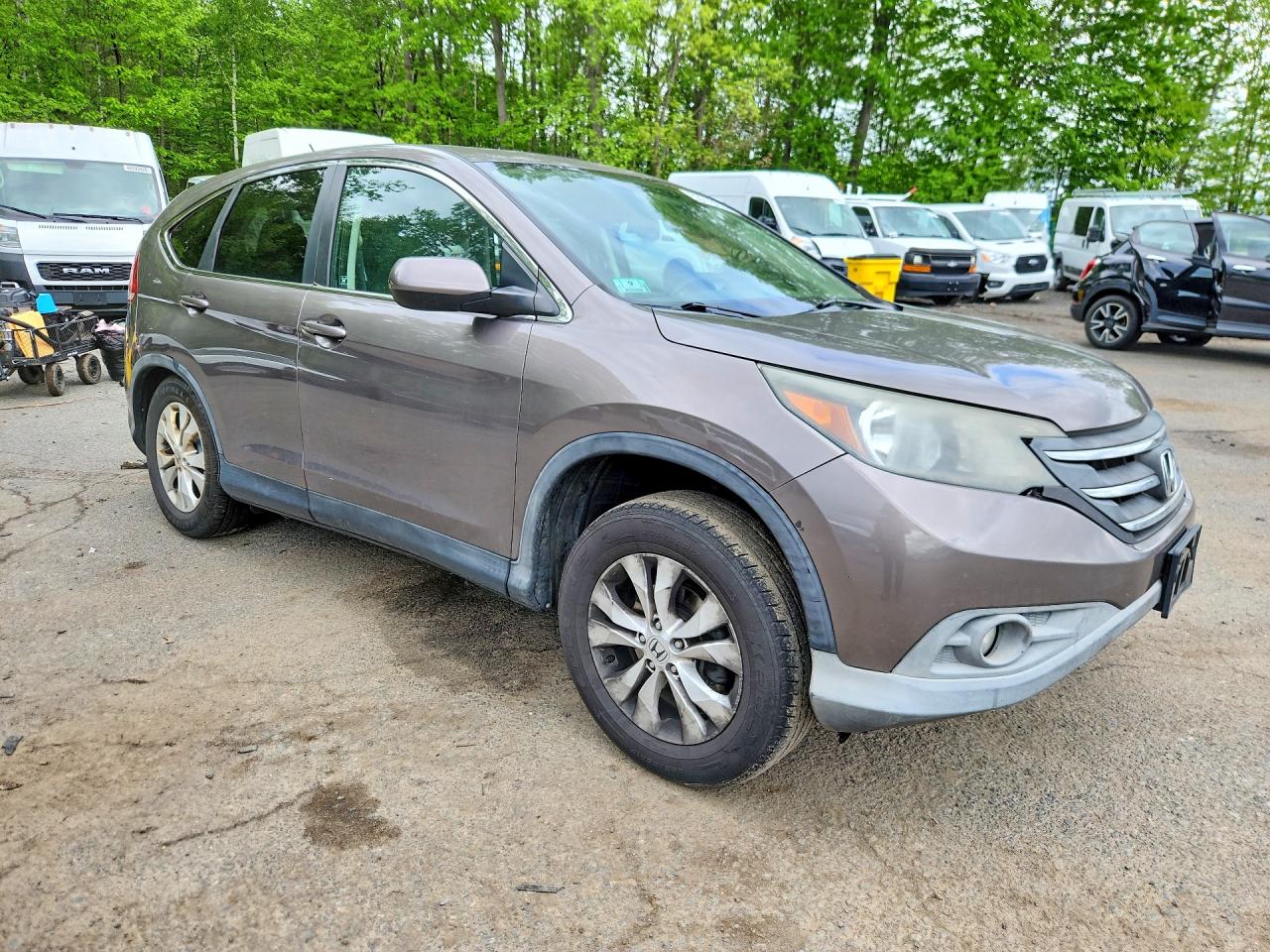 2012 Honda Cr-v Ex Brown vin: 5J6RM4H51CL081350