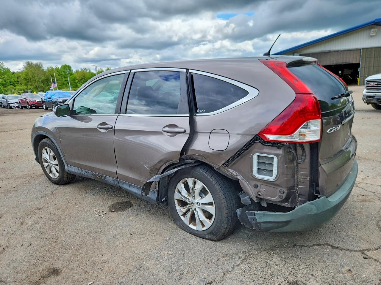 2012 Honda Cr-v Ex Brown vin: 5J6RM4H51CL081350