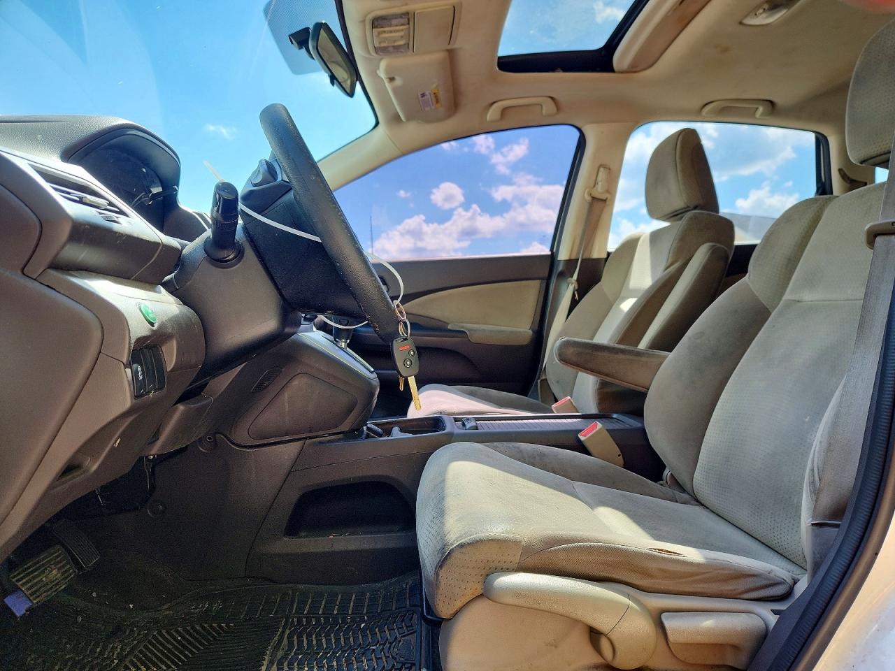 2013 Honda Cr-v Ex Белый vin: 5J6RM4H51DL081799