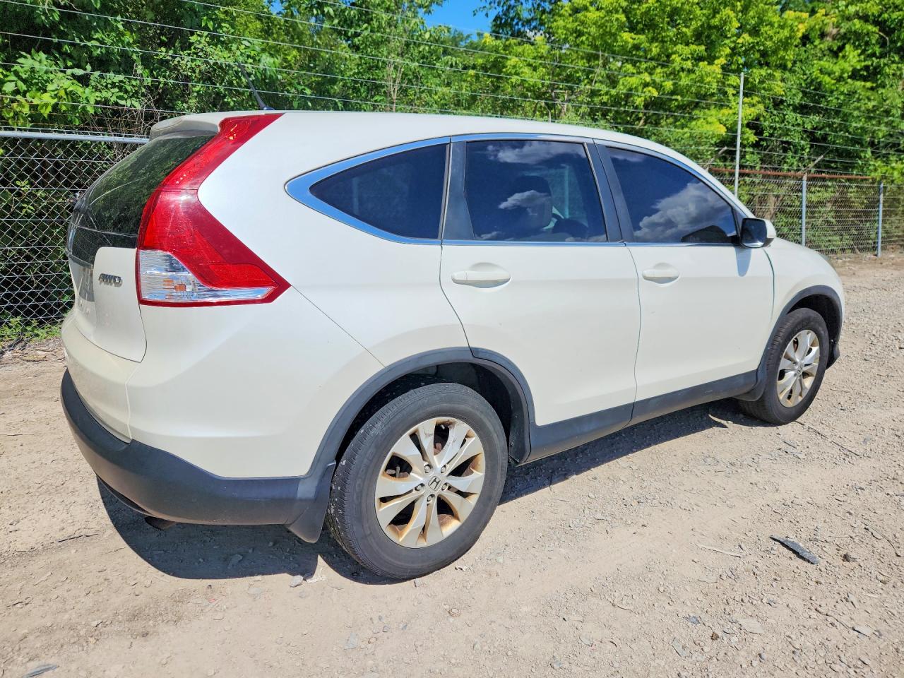 2013 Honda Cr-v Ex Белый vin: 5J6RM4H51DL081799
