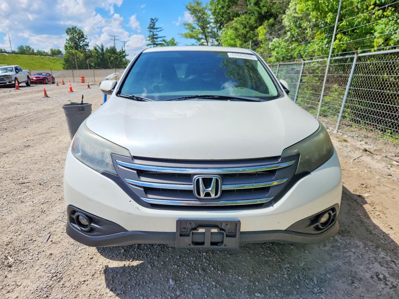 2013 Honda Cr-v Ex Белый vin: 5J6RM4H51DL081799