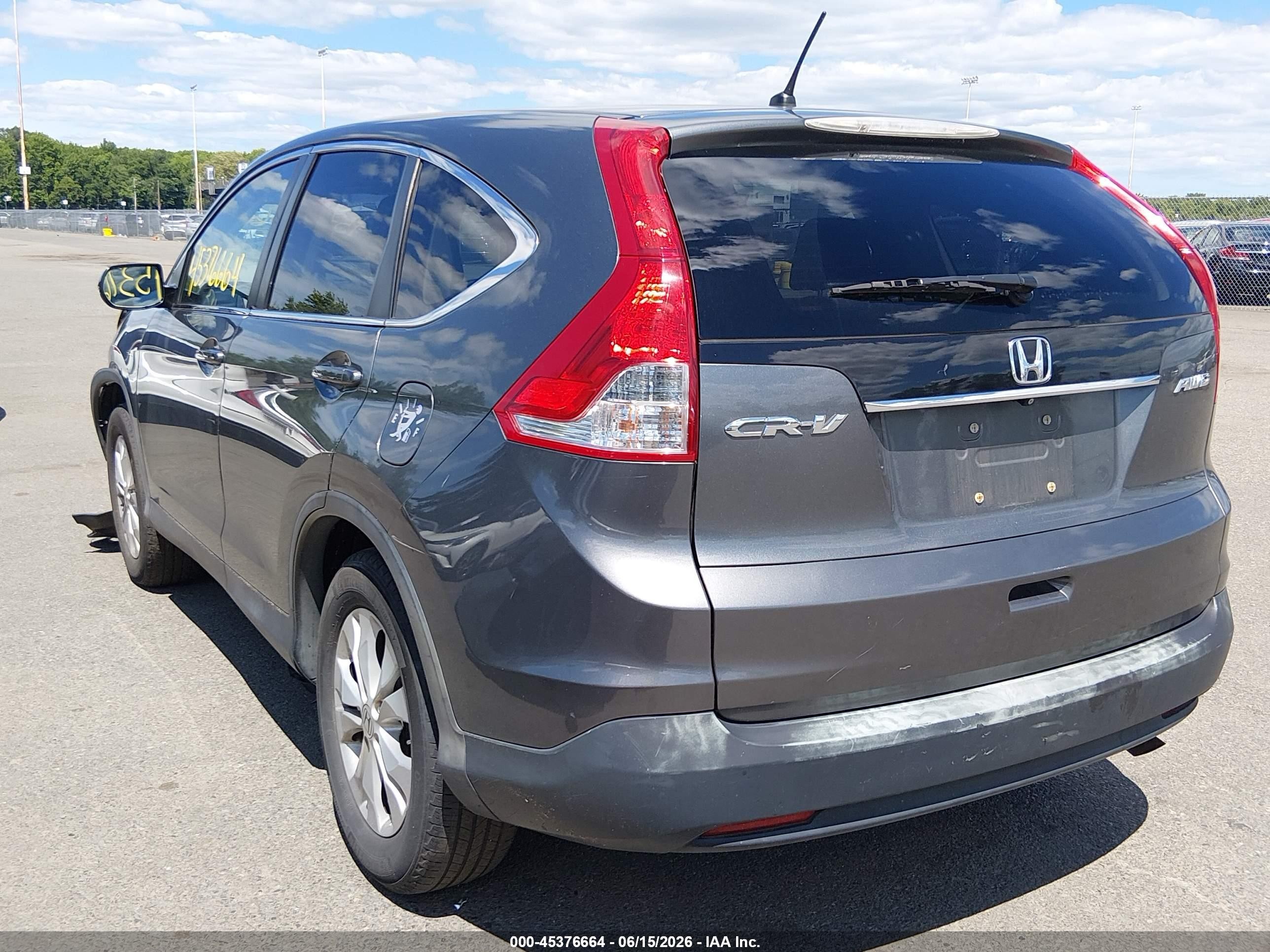2014 Honda Cr-v Ex Gray vin: 5J6RM4H51EL048139