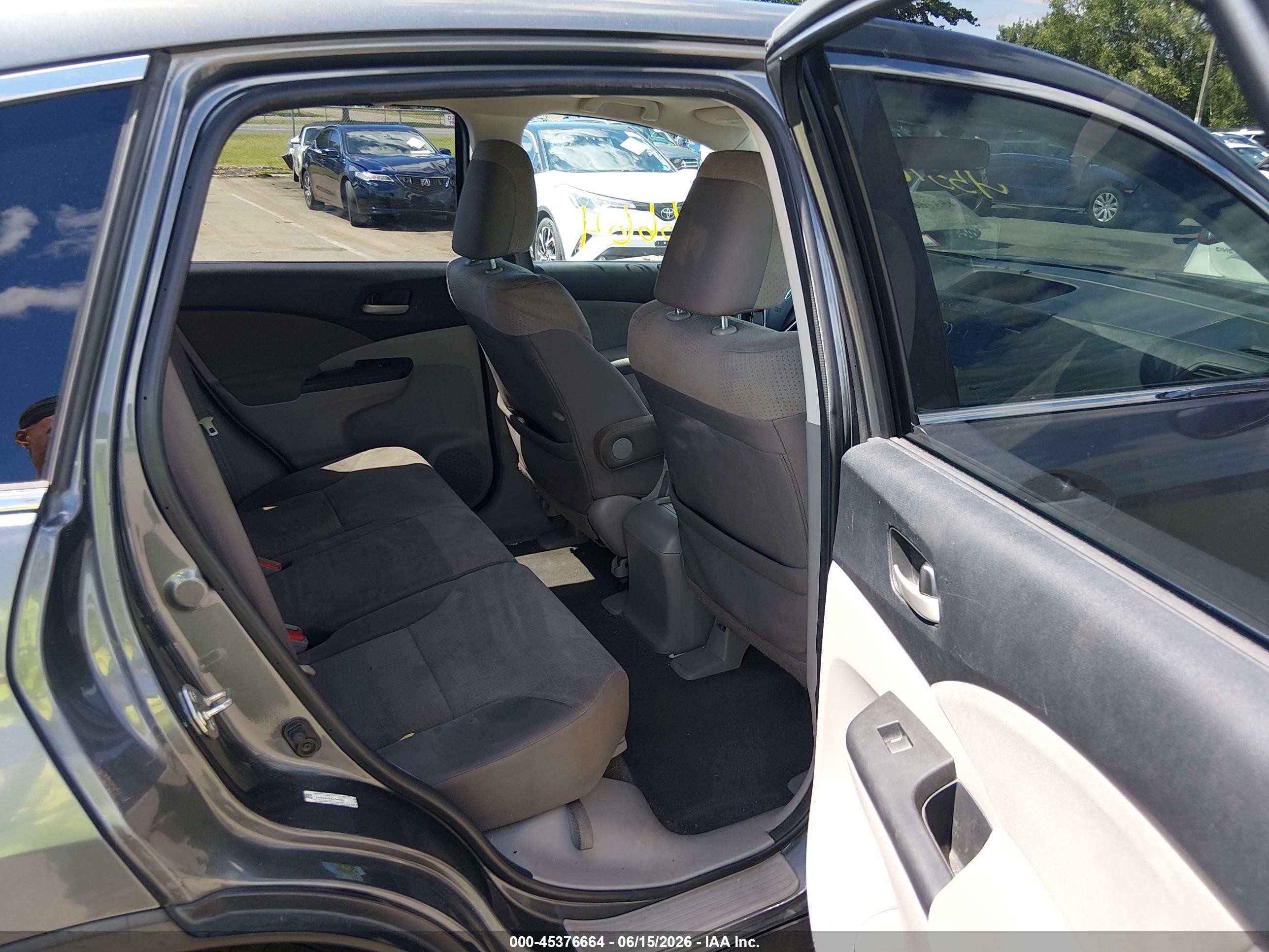 2014 Honda Cr-v Ex Gray vin: 5J6RM4H51EL048139