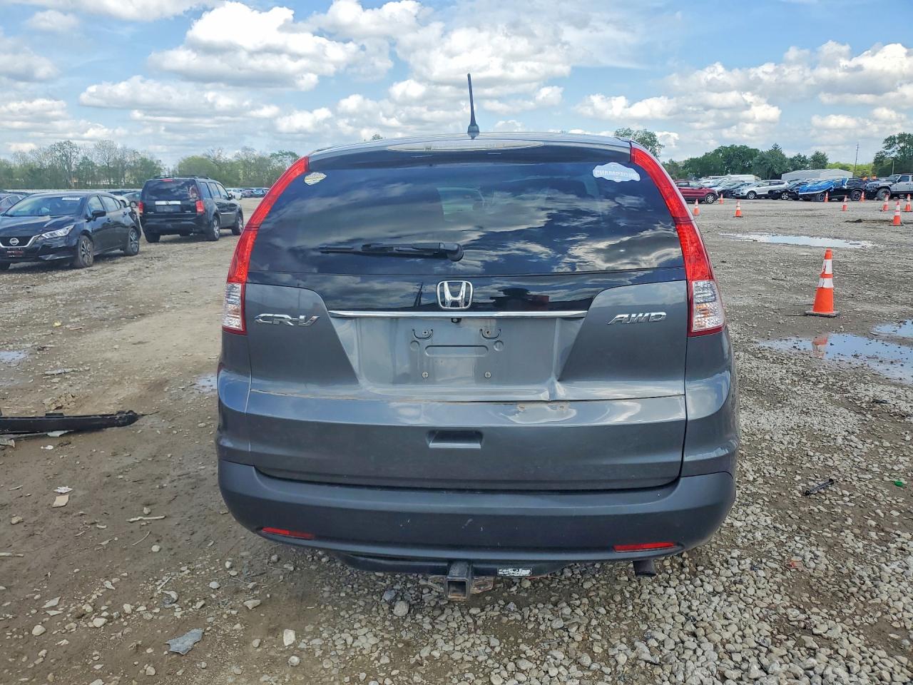 2014 Honda Cr-v Ex Gray vin: 5J6RM4H51EL073445