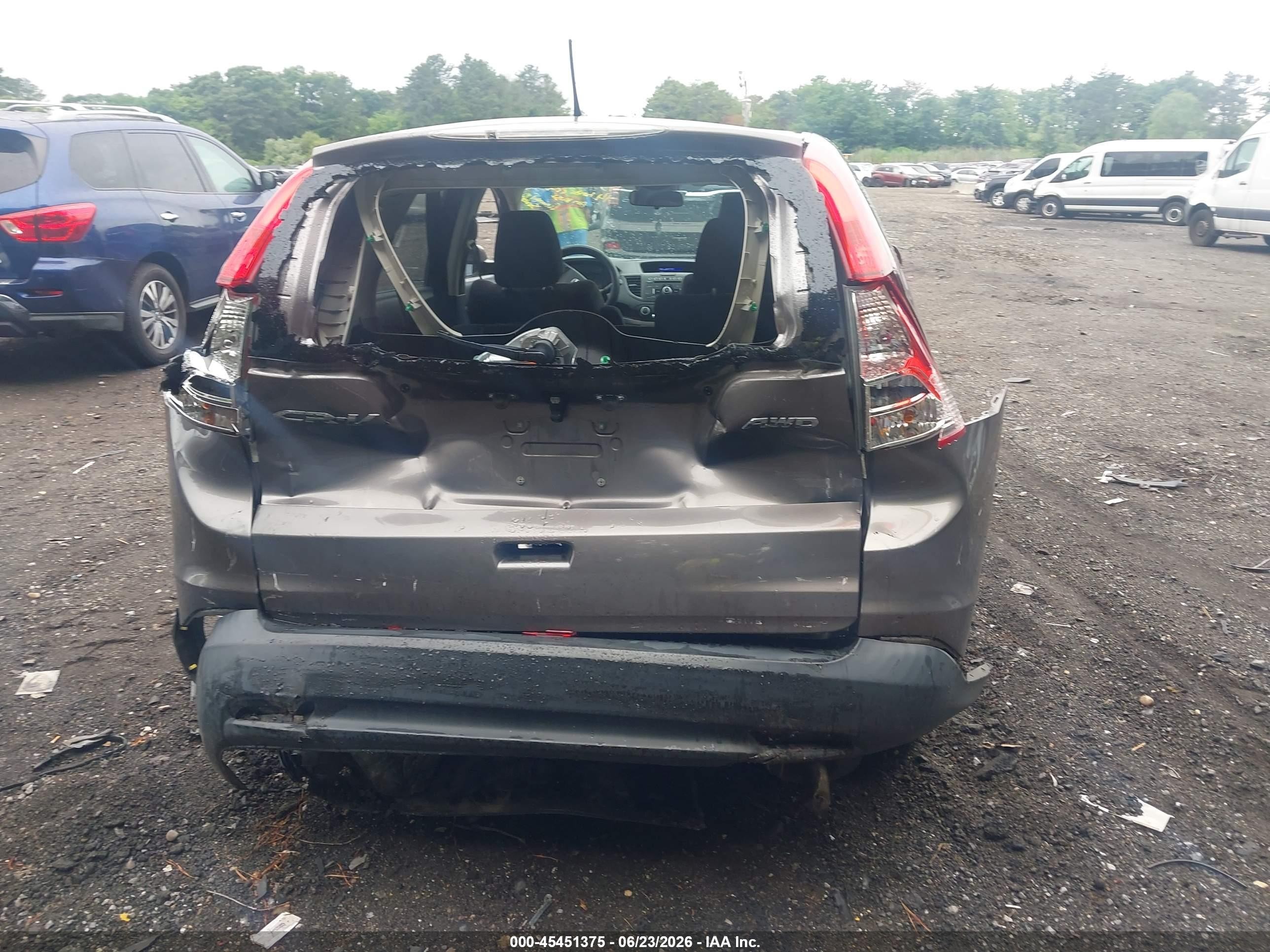 2014 Honda Cr-v Ex Brown vin: 5J6RM4H51EL091900