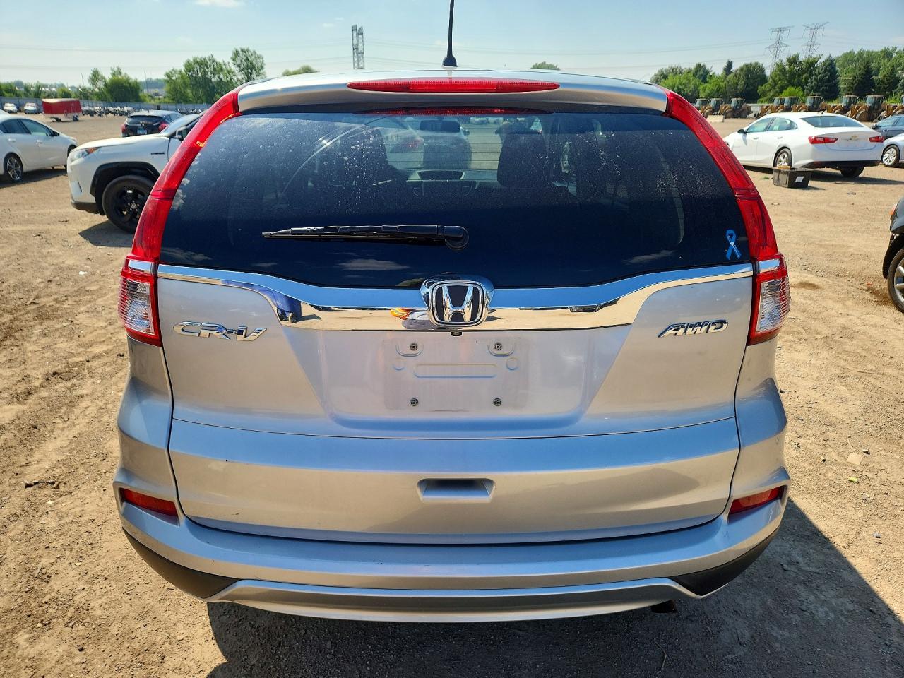 2015 Honda Cr-v Ex Silver vin: 5J6RM4H51FL001517