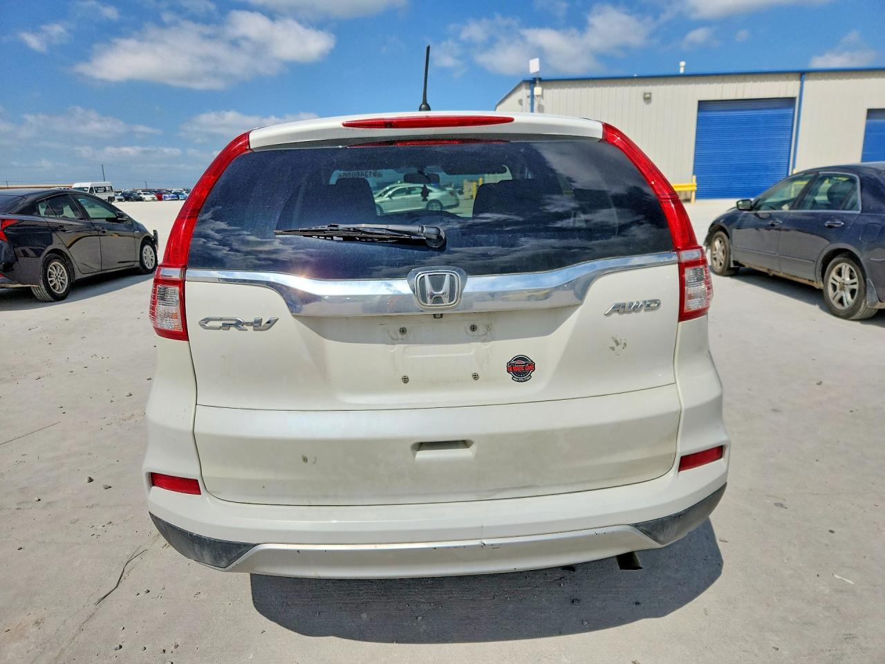 2015 Honda Cr-v Ex White vin: 5J6RM4H51FL029978