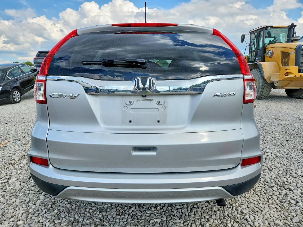 2015 Honda Cr-v Ex Silver vin: 5J6RM4H51FL038535