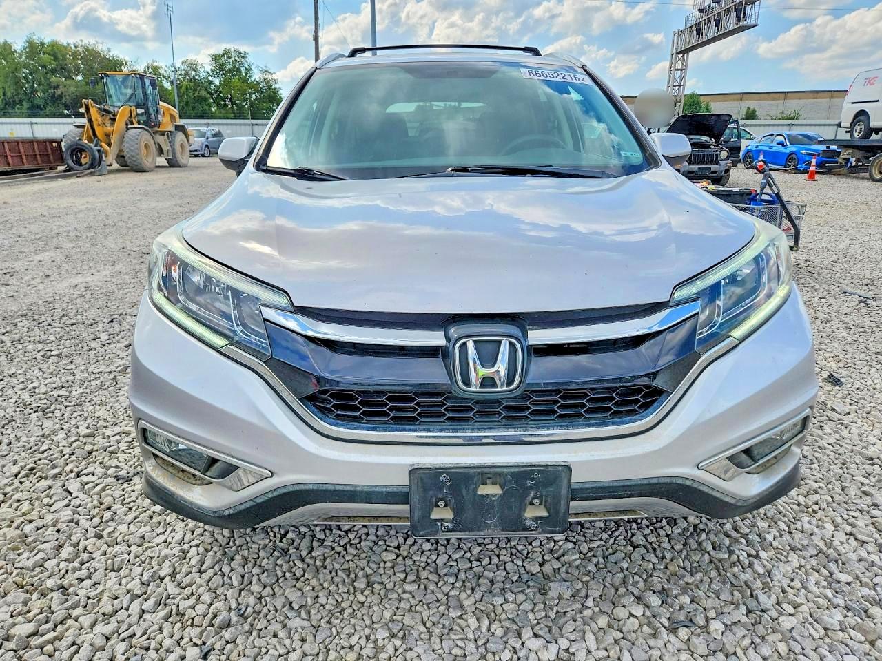 2015 Honda Cr-v Ex Silver vin: 5J6RM4H51FL038535