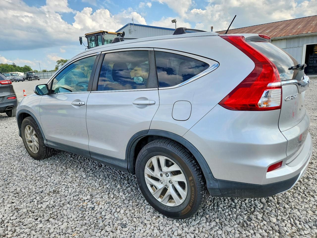 2015 Honda Cr-v Ex Silver vin: 5J6RM4H51FL038535