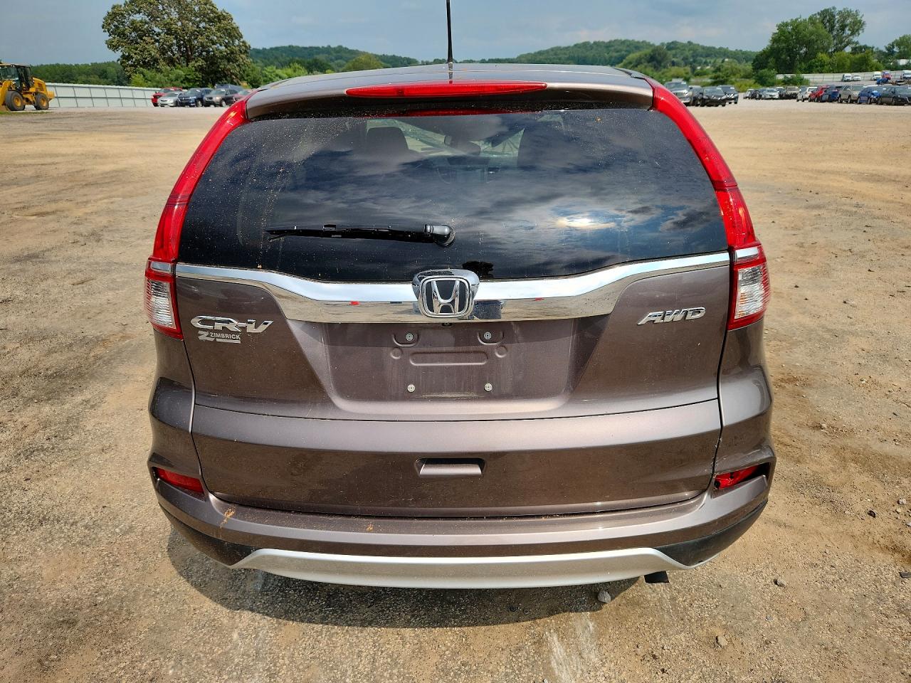 2015 Honda Cr-v Ex Gray vin: 5J6RM4H51FL072961