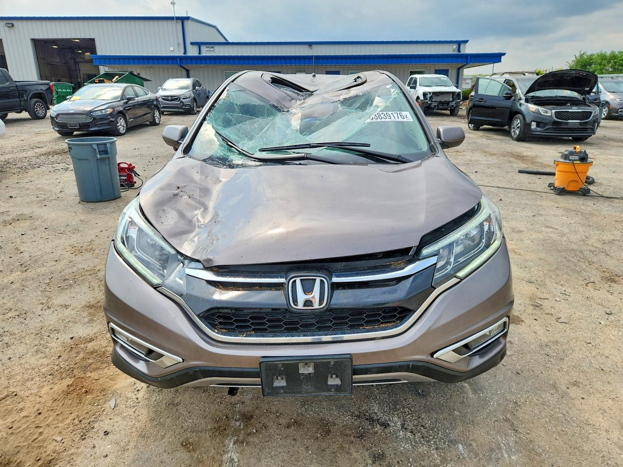 2015 Honda Cr-v Ex Gray vin: 5J6RM4H51FL072961