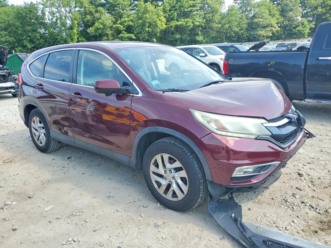 2015 Honda Cr-v Ex Red vin: 5J6RM4H51FL110009