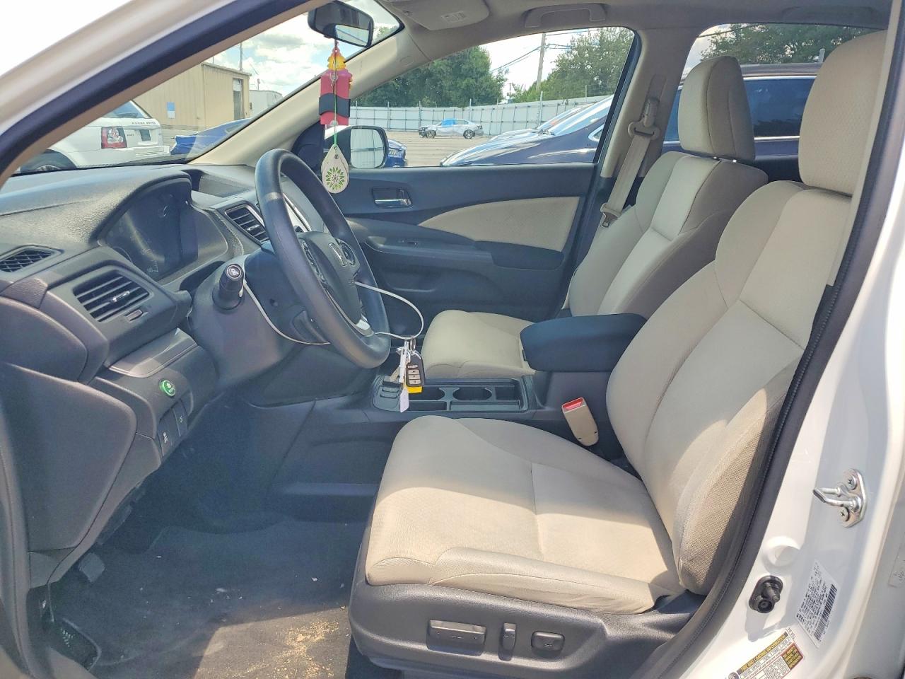 2015 Honda Cr-v Ex White vin: 5J6RM4H51FL129711