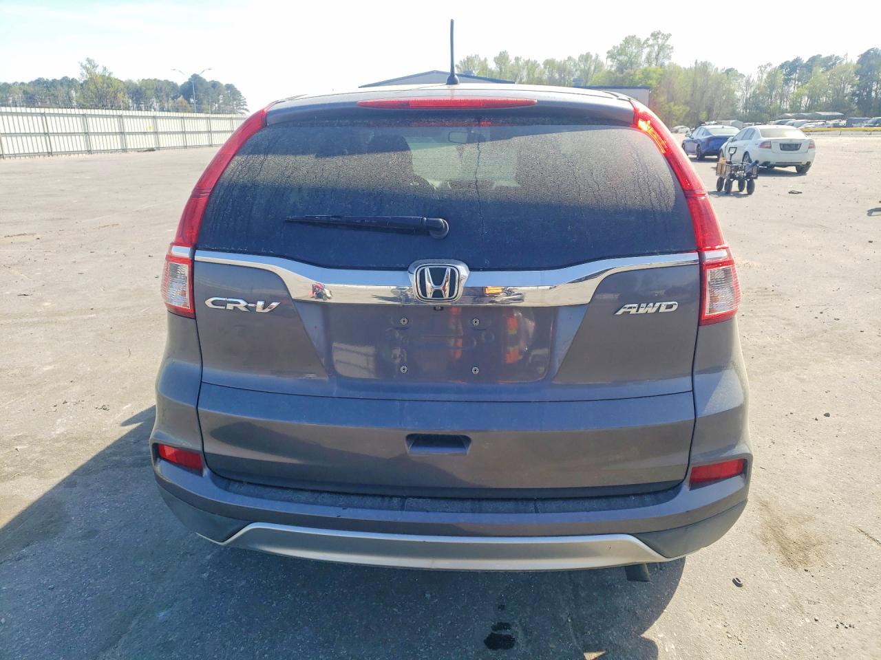 2016 Honda Cr-v Ex Gray vin: 5J6RM4H51GL082939