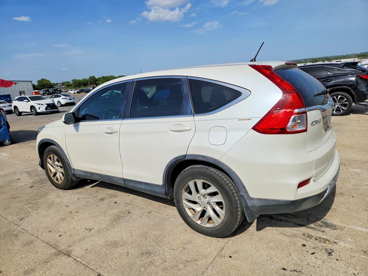 2016 Honda Cr-v Ex White vin: 5J6RM4H51GL126227