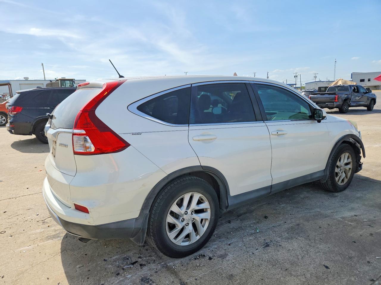 2016 Honda Cr-v Ex White vin: 5J6RM4H51GL126227