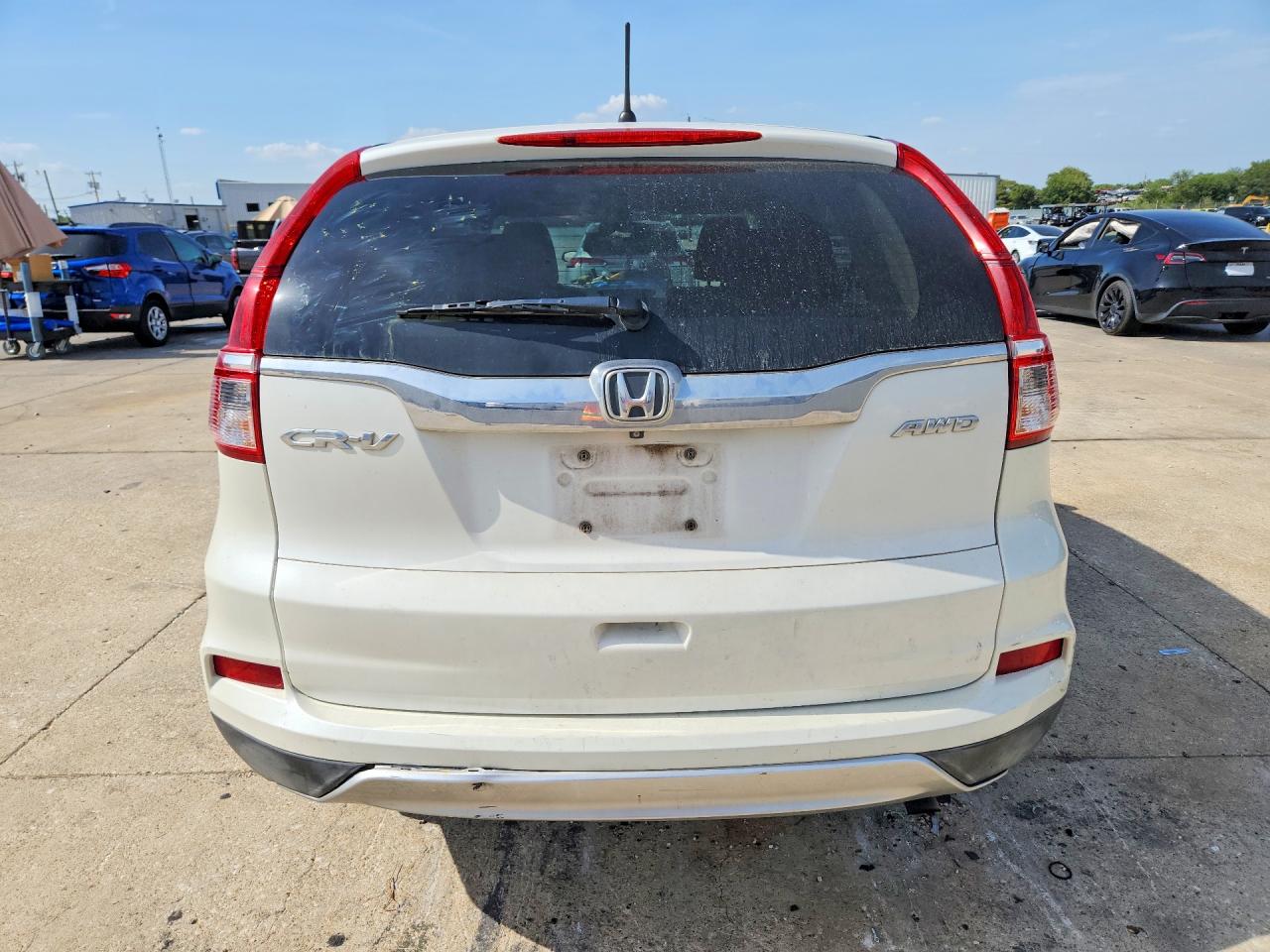 2016 Honda Cr-v Ex White vin: 5J6RM4H51GL126227