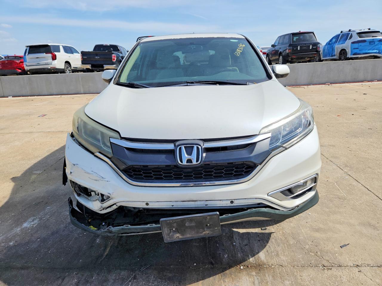 2016 Honda Cr-v Ex White vin: 5J6RM4H51GL126227
