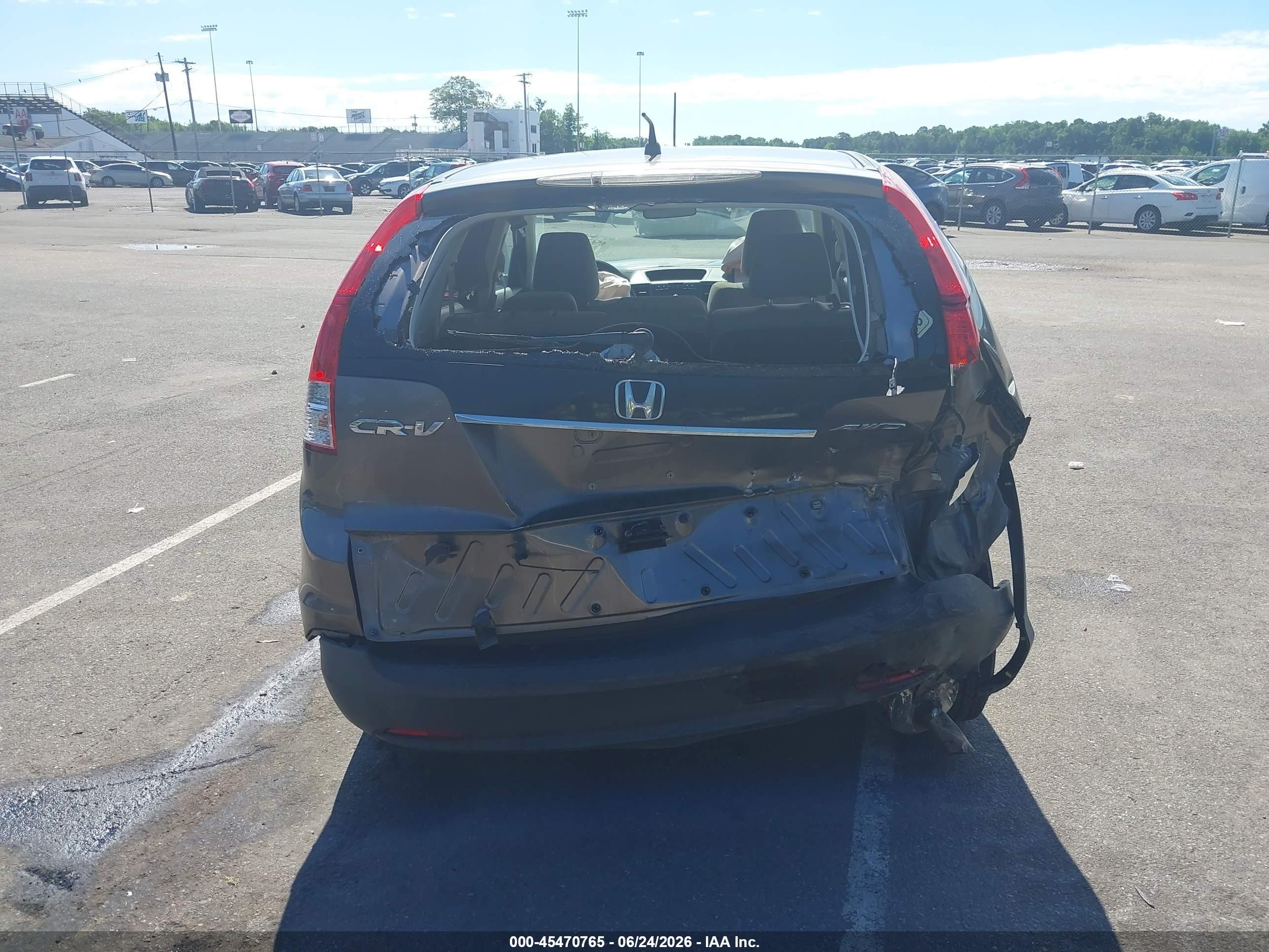 2012 Honda Cr-v Ex Gray vin: 5J6RM4H52CL014174