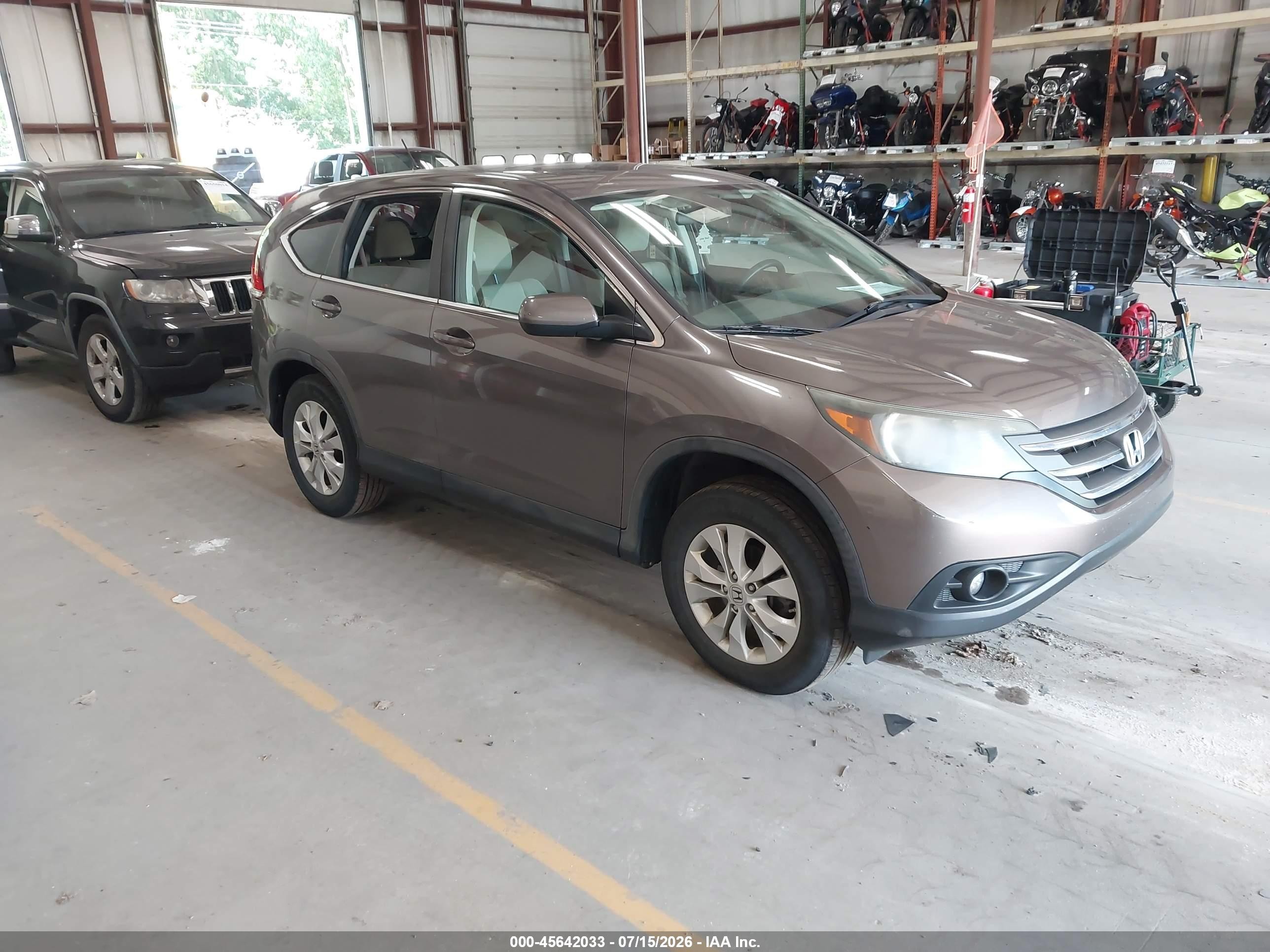 2012 Honda Cr-v Ex Brown vin: 5J6RM4H52CL018726