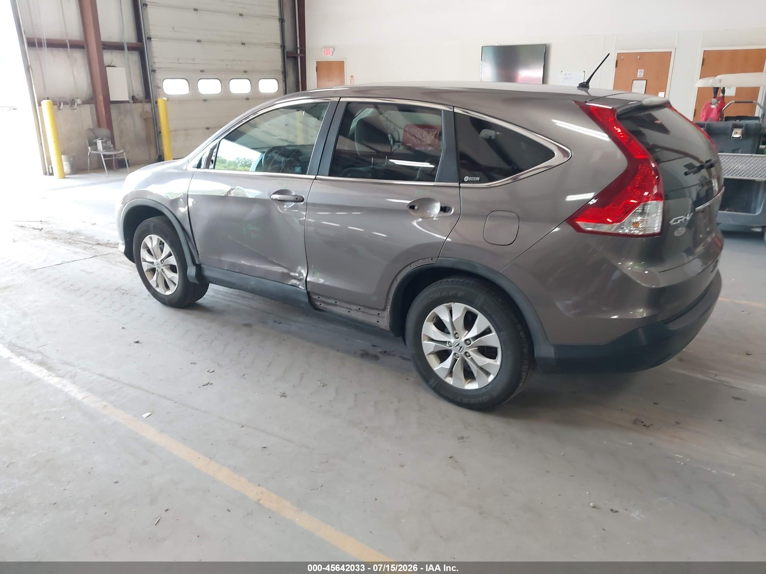 2012 Honda Cr-v Ex Brown vin: 5J6RM4H52CL018726