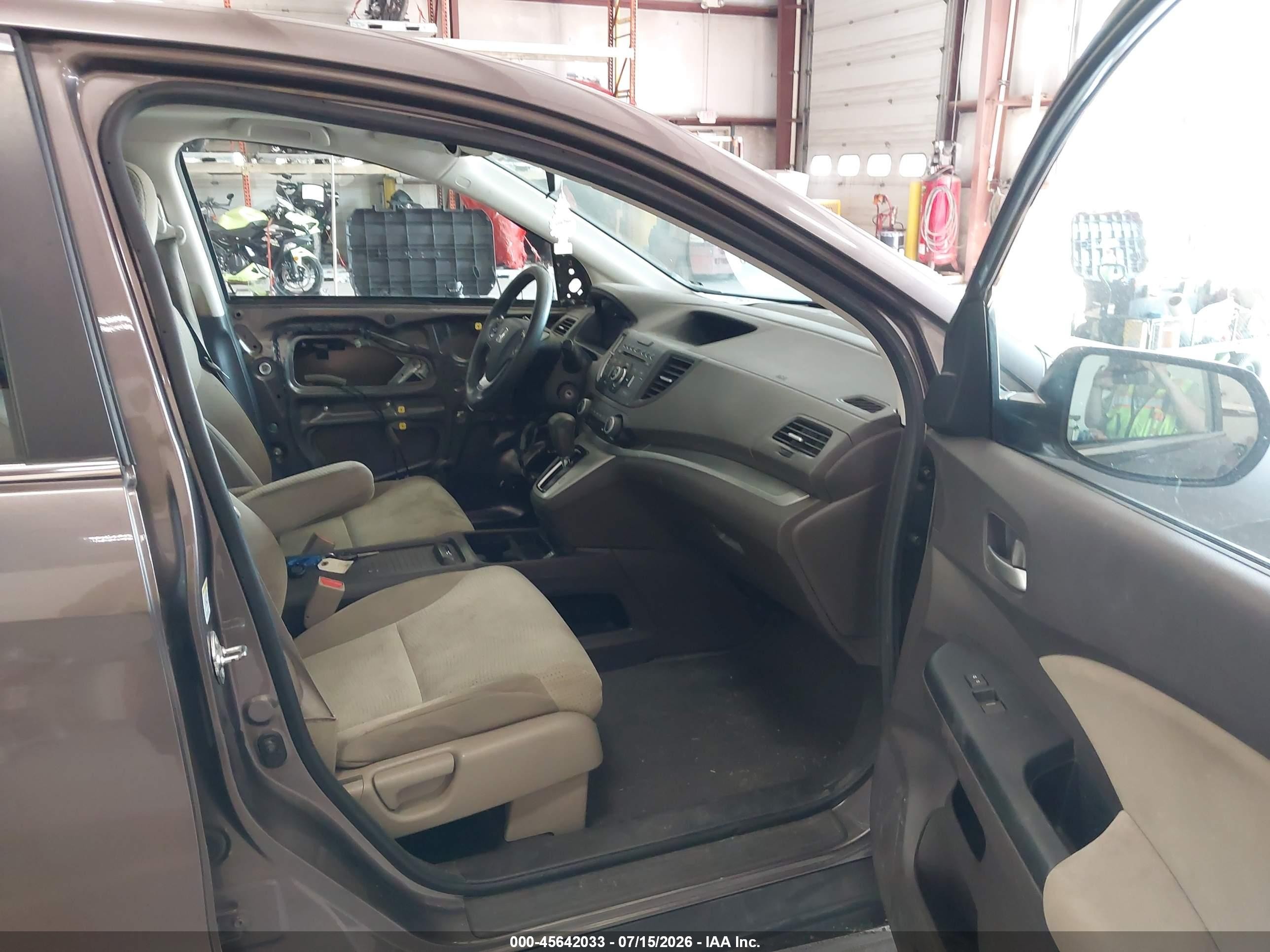 2012 Honda Cr-v Ex Brown vin: 5J6RM4H52CL018726