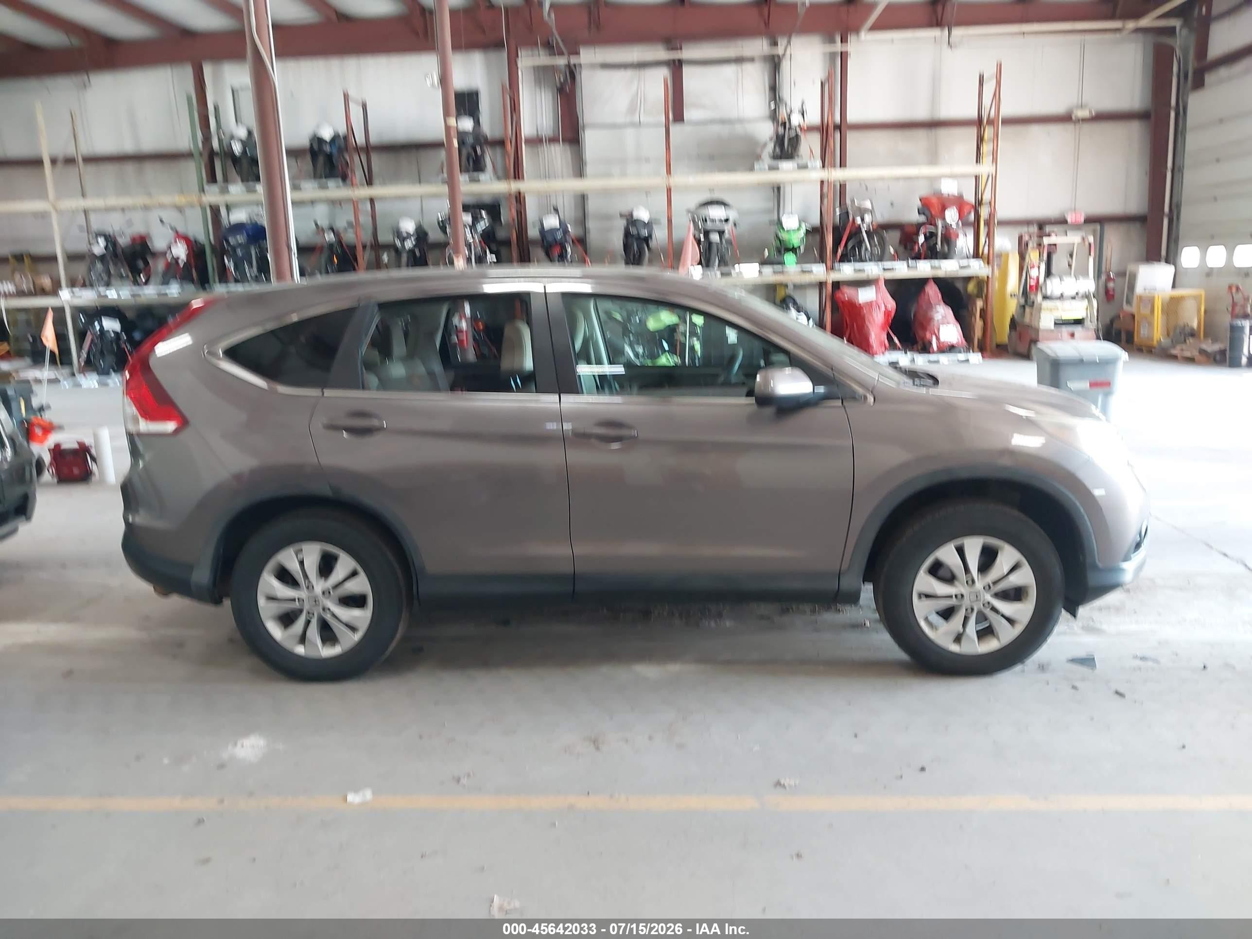 2012 Honda Cr-v Ex Brown vin: 5J6RM4H52CL018726