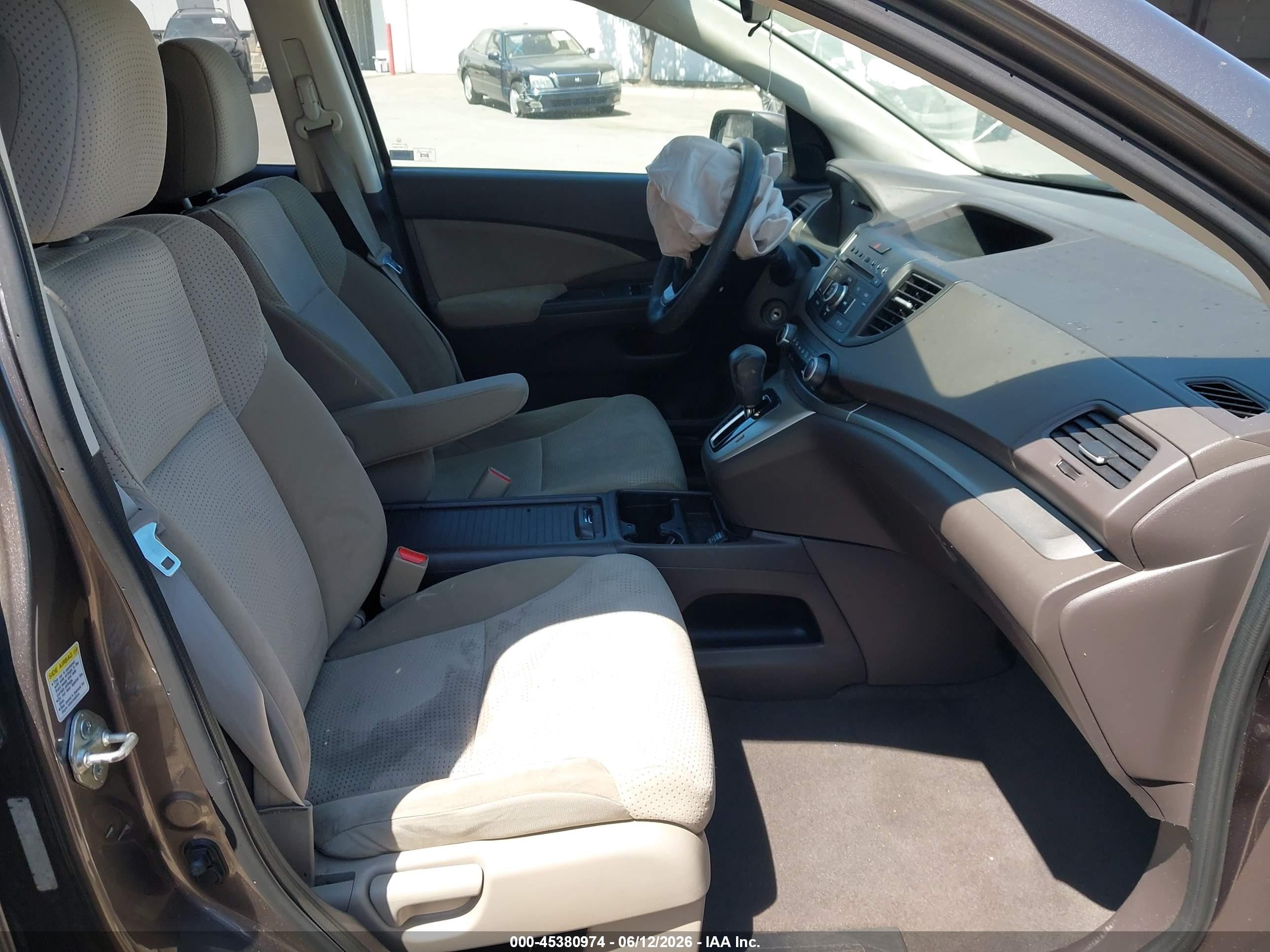 2012 Honda Cr-v Ex Gray vin: 5J6RM4H52CL027538