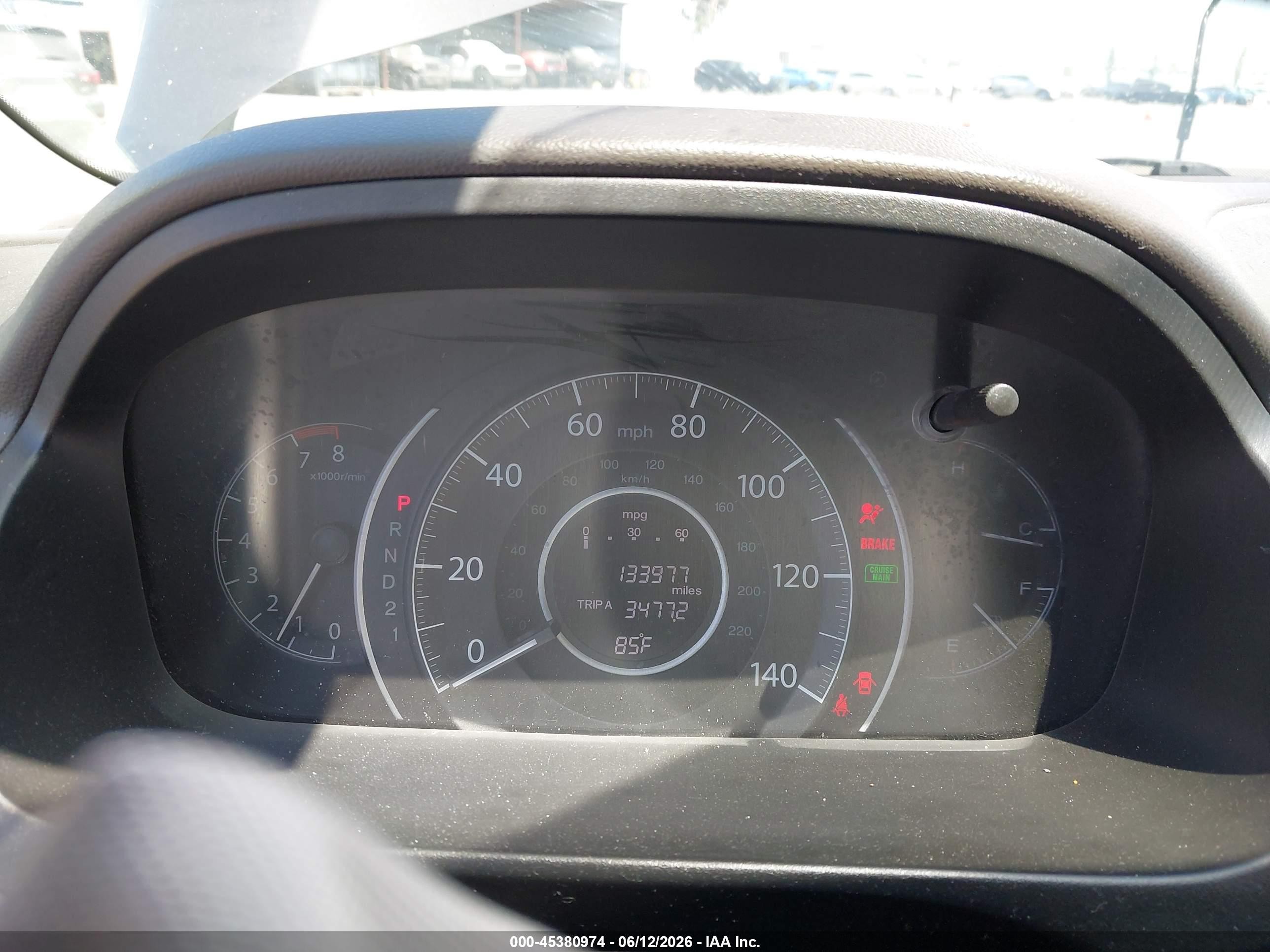 2012 Honda Cr-v Ex Gray vin: 5J6RM4H52CL027538