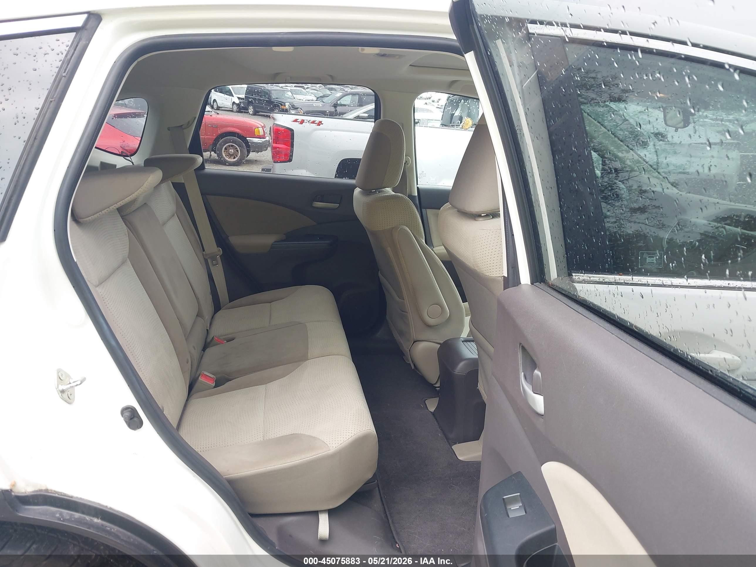 2012 Honda Cr-v Ex Белый vin: 5J6RM4H52CL040225