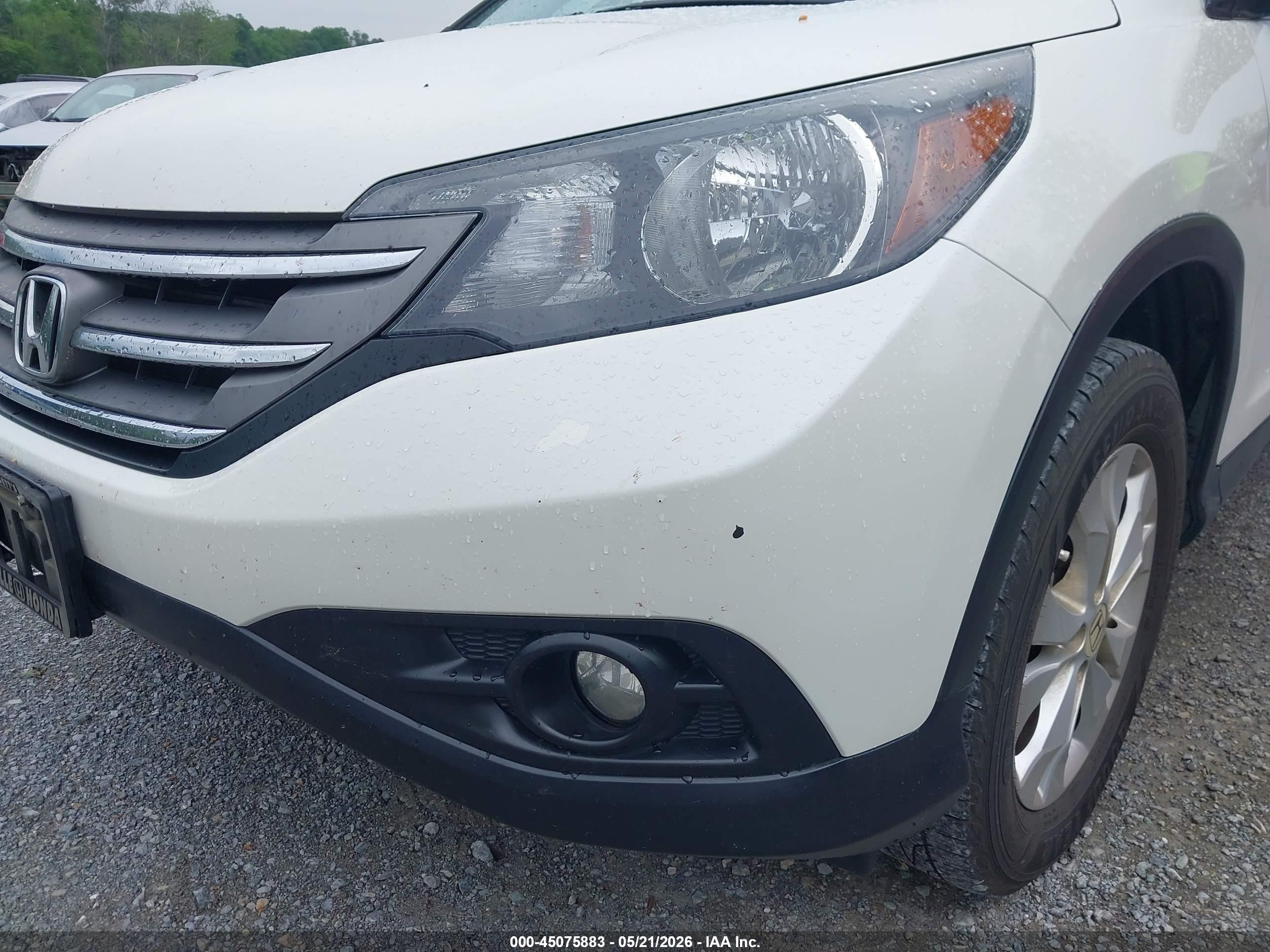 2012 Honda Cr-v Ex Белый vin: 5J6RM4H52CL040225