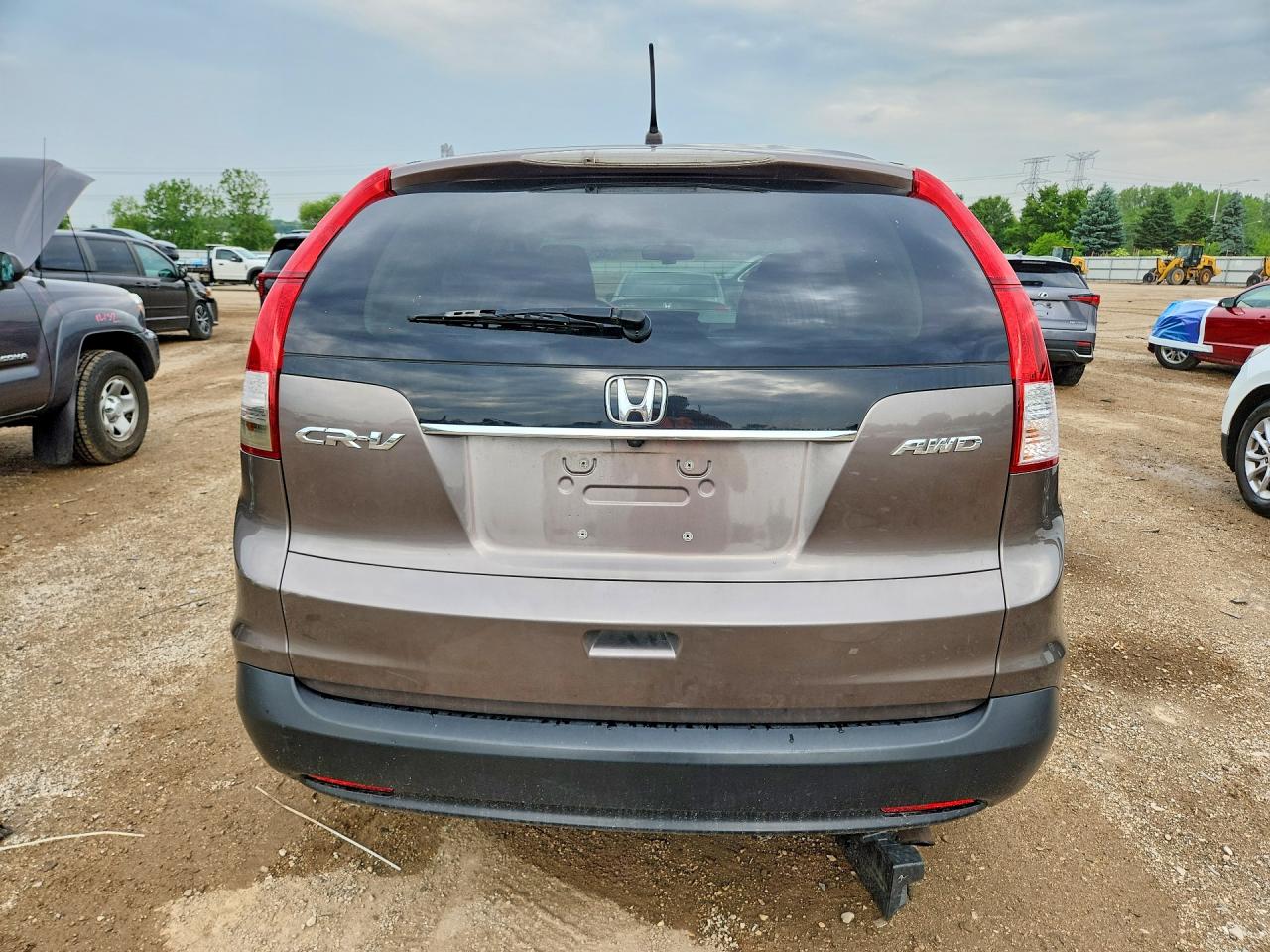 2012 Honda Cr-v Ex Gray vin: 5J6RM4H52CL044534