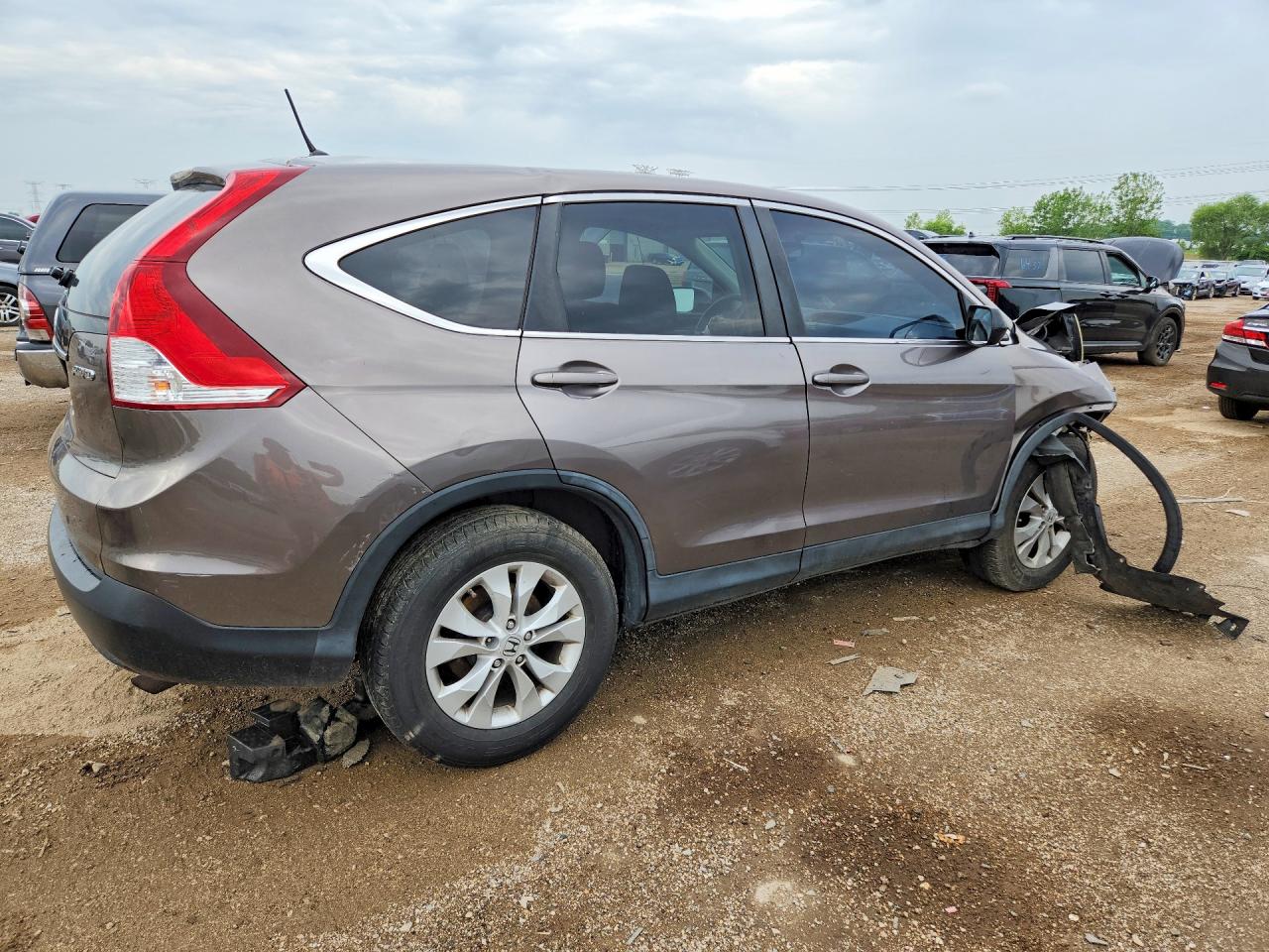 2012 Honda Cr-v Ex Gray vin: 5J6RM4H52CL044534